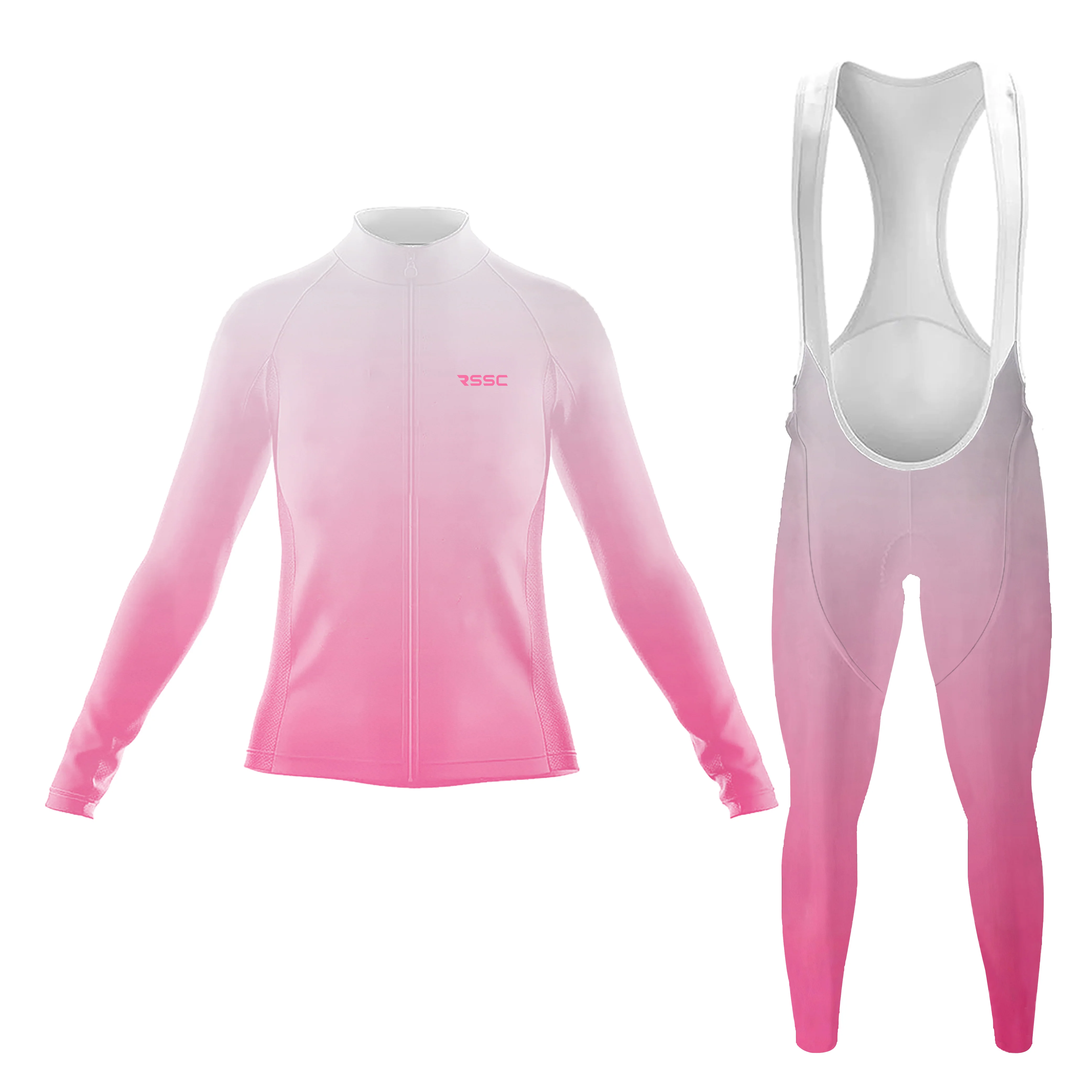 Pink Women's Long Sleeve Cycling Kit