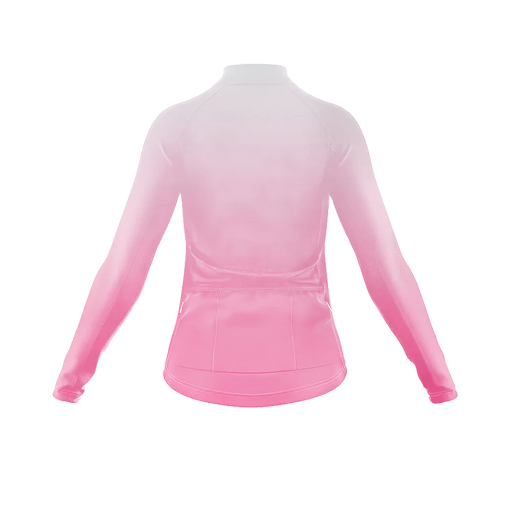 Pink Women's Long Sleeve Cycling Kit - Image 4