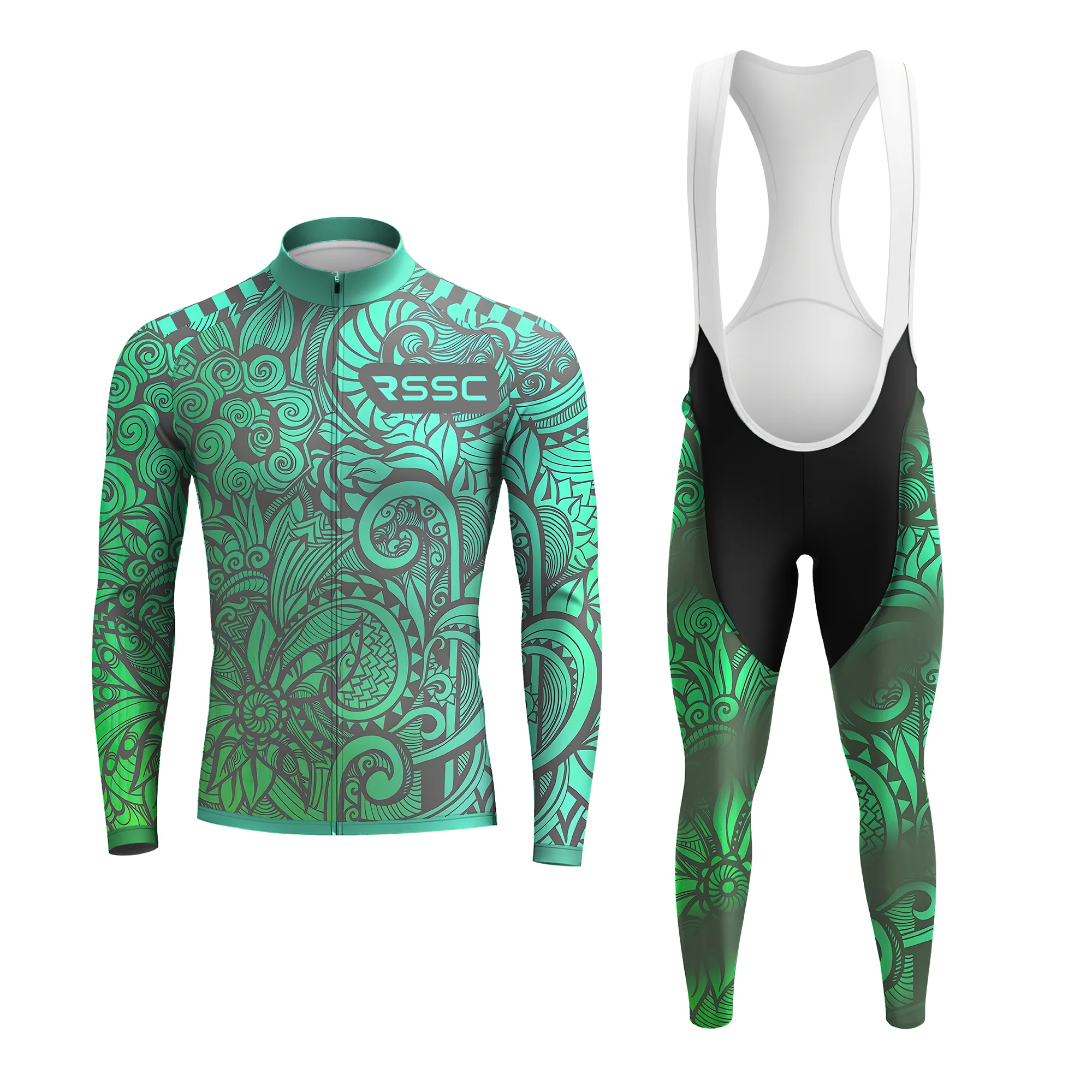 Polynesian Botanical Garden Men's Long Sleeve Cycling Kit