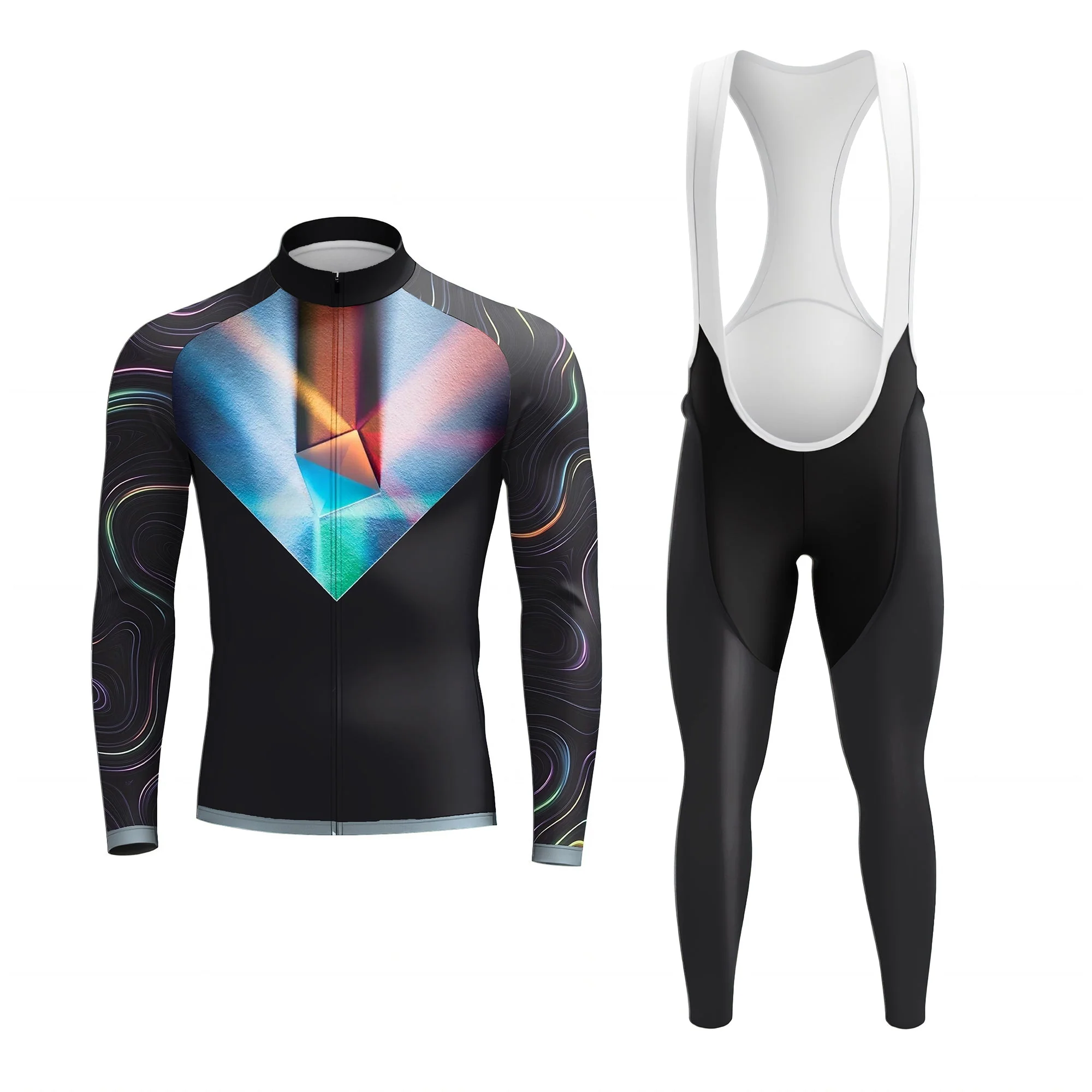 Prismatic Ride Men's Long Sleeve Cycling Kit