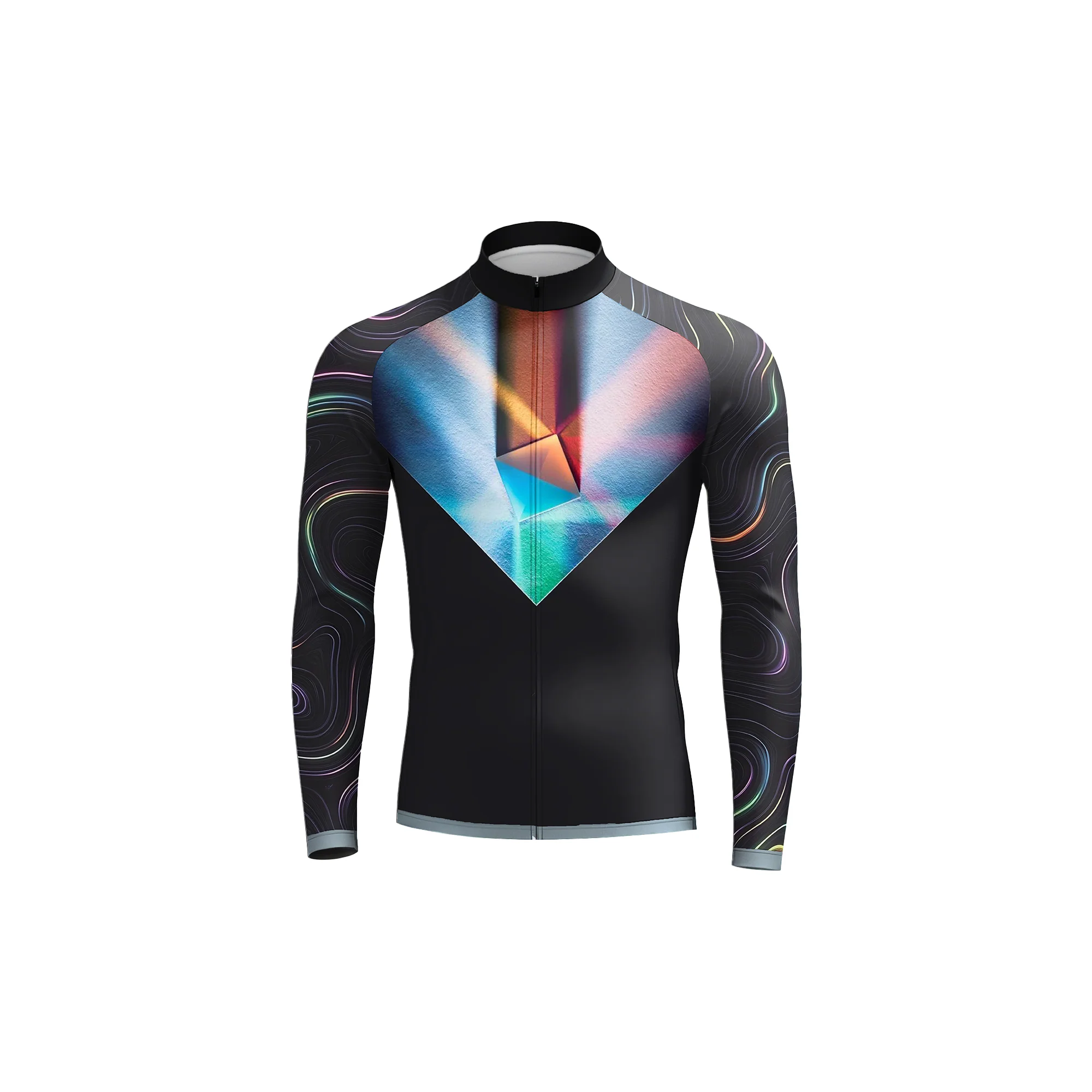 Prismatic Ride Men's Long Sleeve Cycling Kit - Image 3