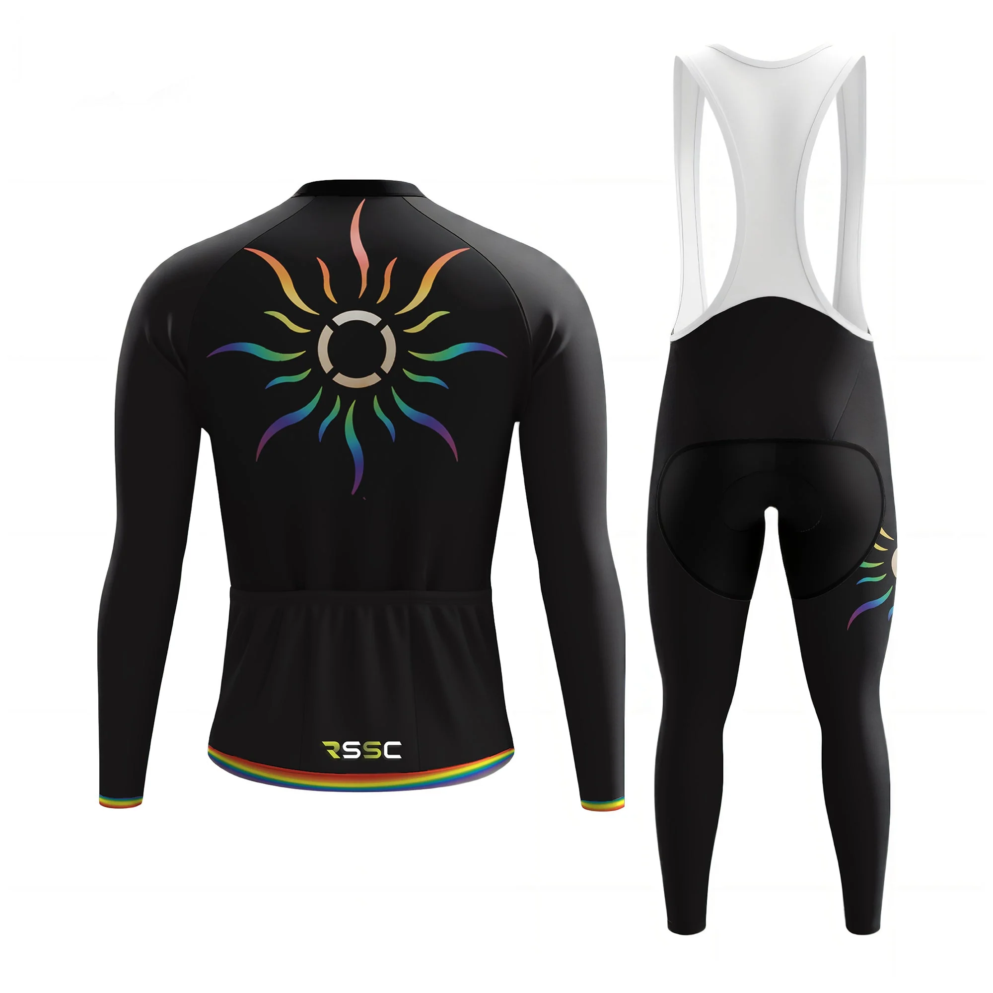 Prismatic Sunride Men's Long Sleeve Cycling Kit - Image 2