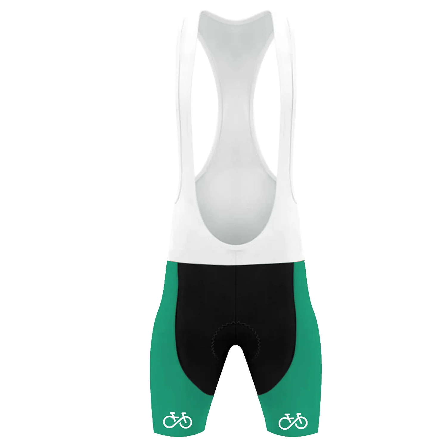 Professional Team Racing Suit Green Men's Short Sleeve Cycling Kit - Image 3