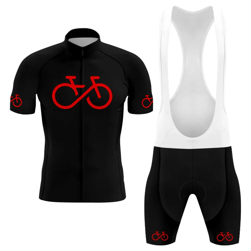 Professional Team Racing Suit Men's Short Sleeve Cycling Kit - Image 4