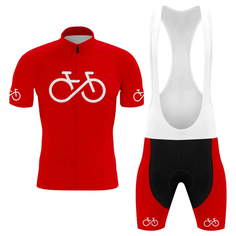 Professional Team Racing Suit Men's Short Sleeve Cycling Kit - Image 7