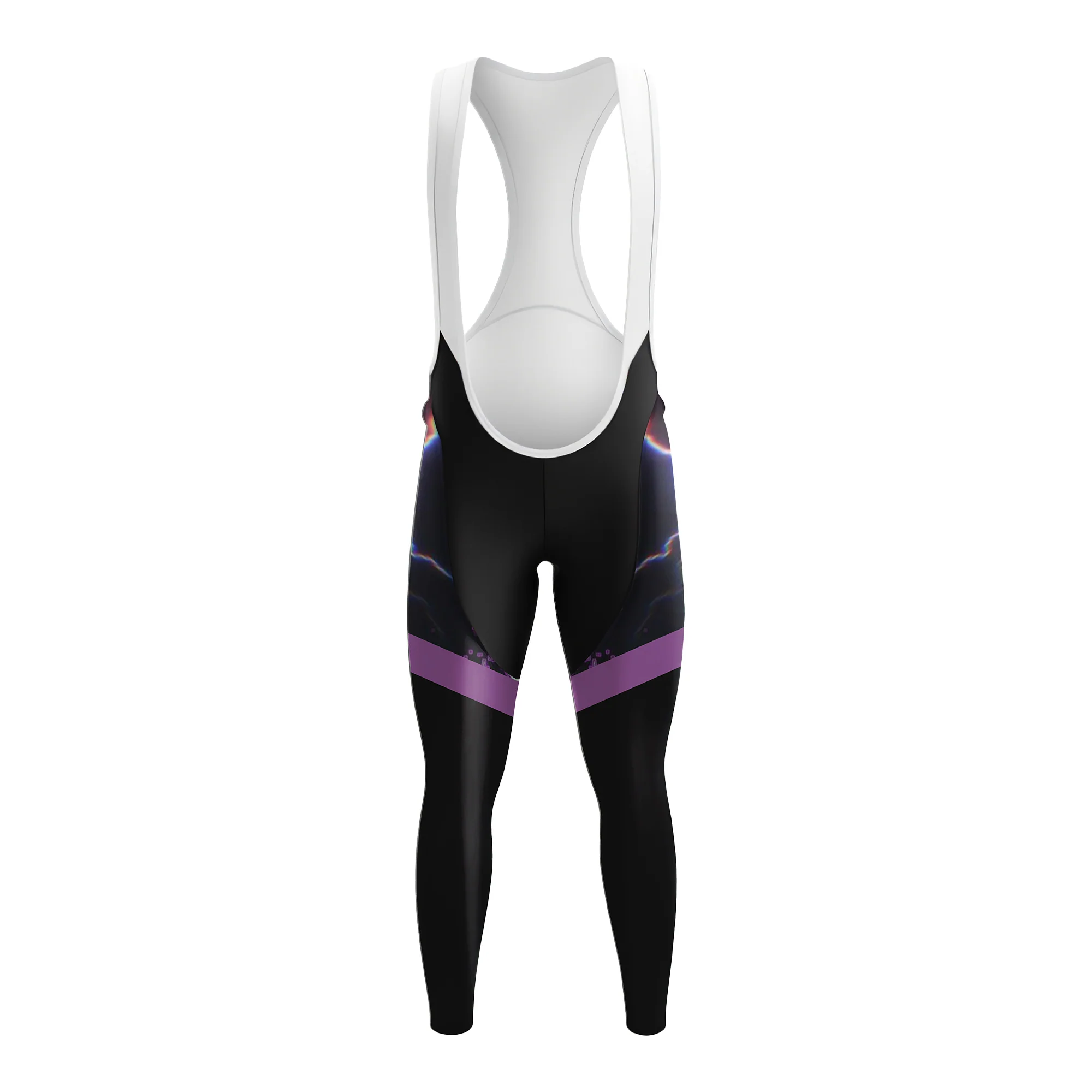 Psychedelic Bolt Skeleton Rider Men's Long Sleeve Cycling Kit - Image 5