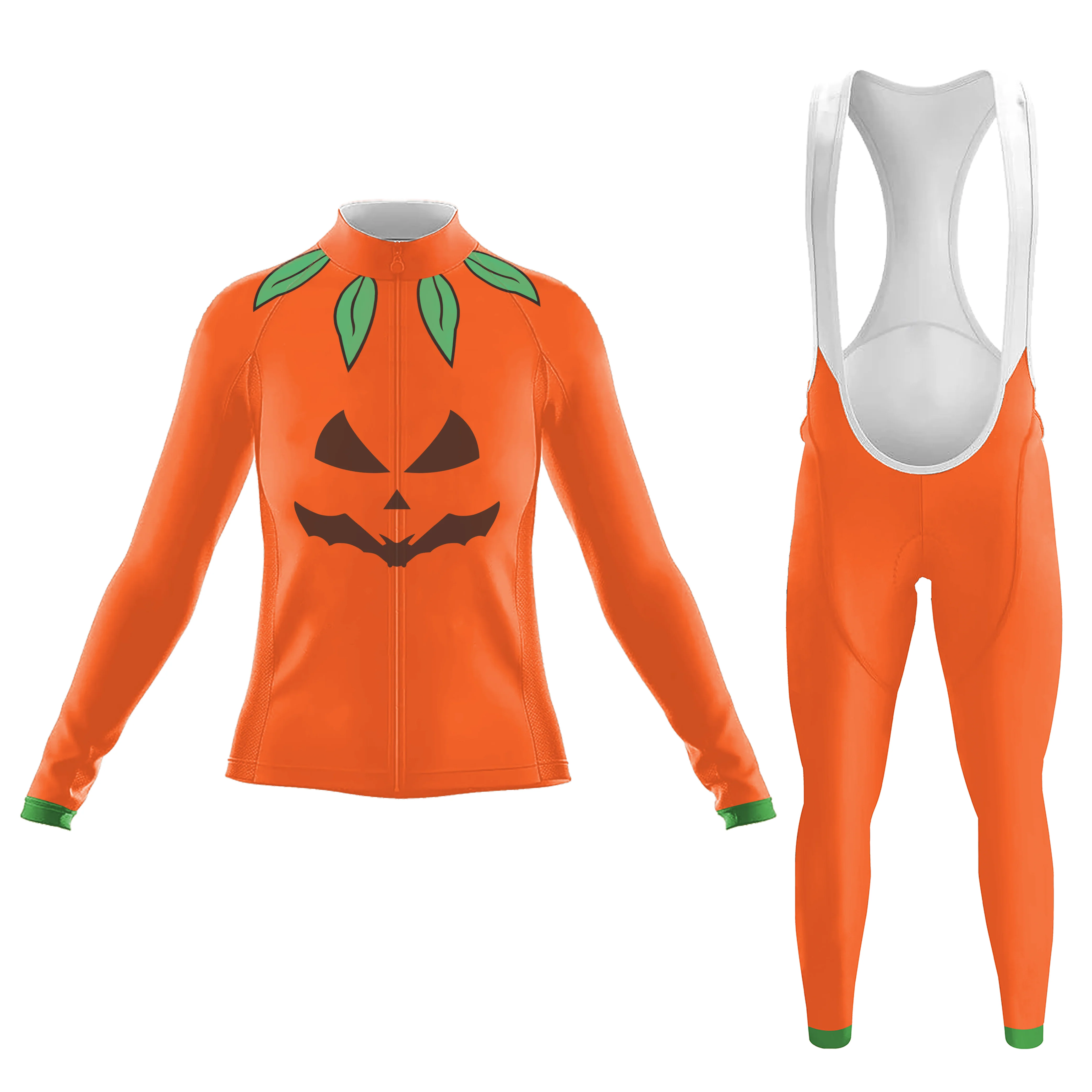 Pumpkin Women's Long Sleeve Cycling Kit