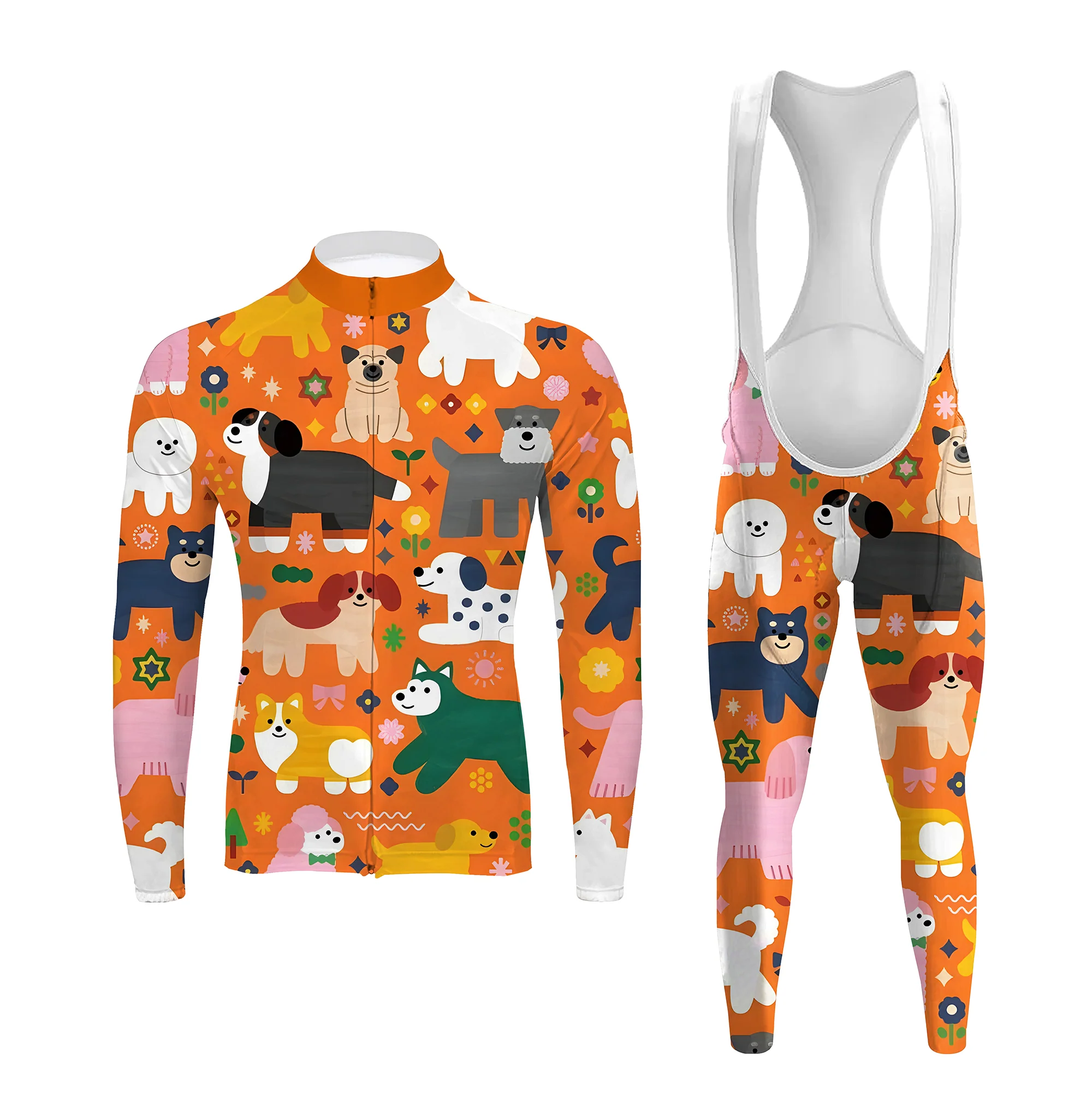 Puppy Men's Long Sleeve Cycling Kit