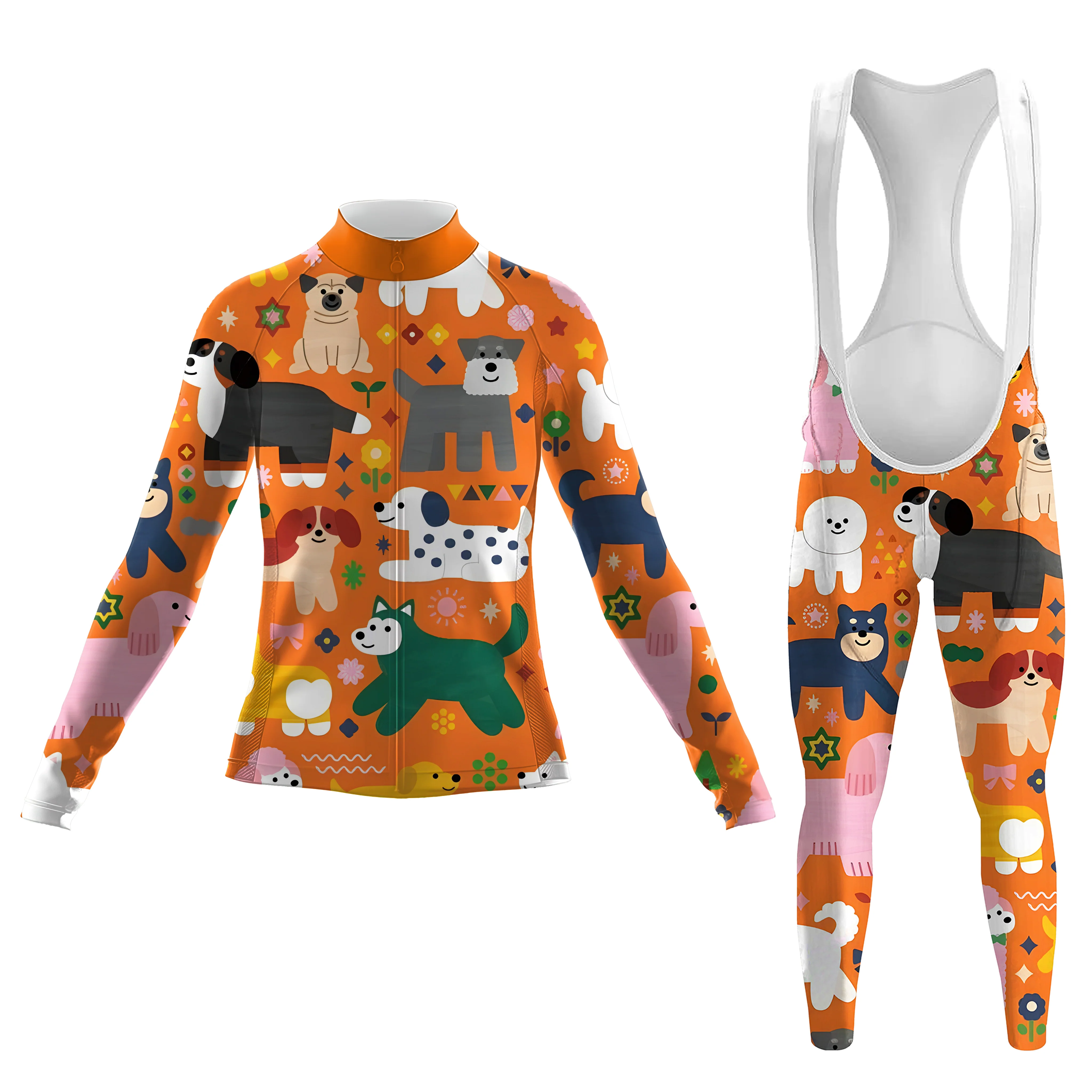 Puppy Women's Long Sleeve Cycling Kit