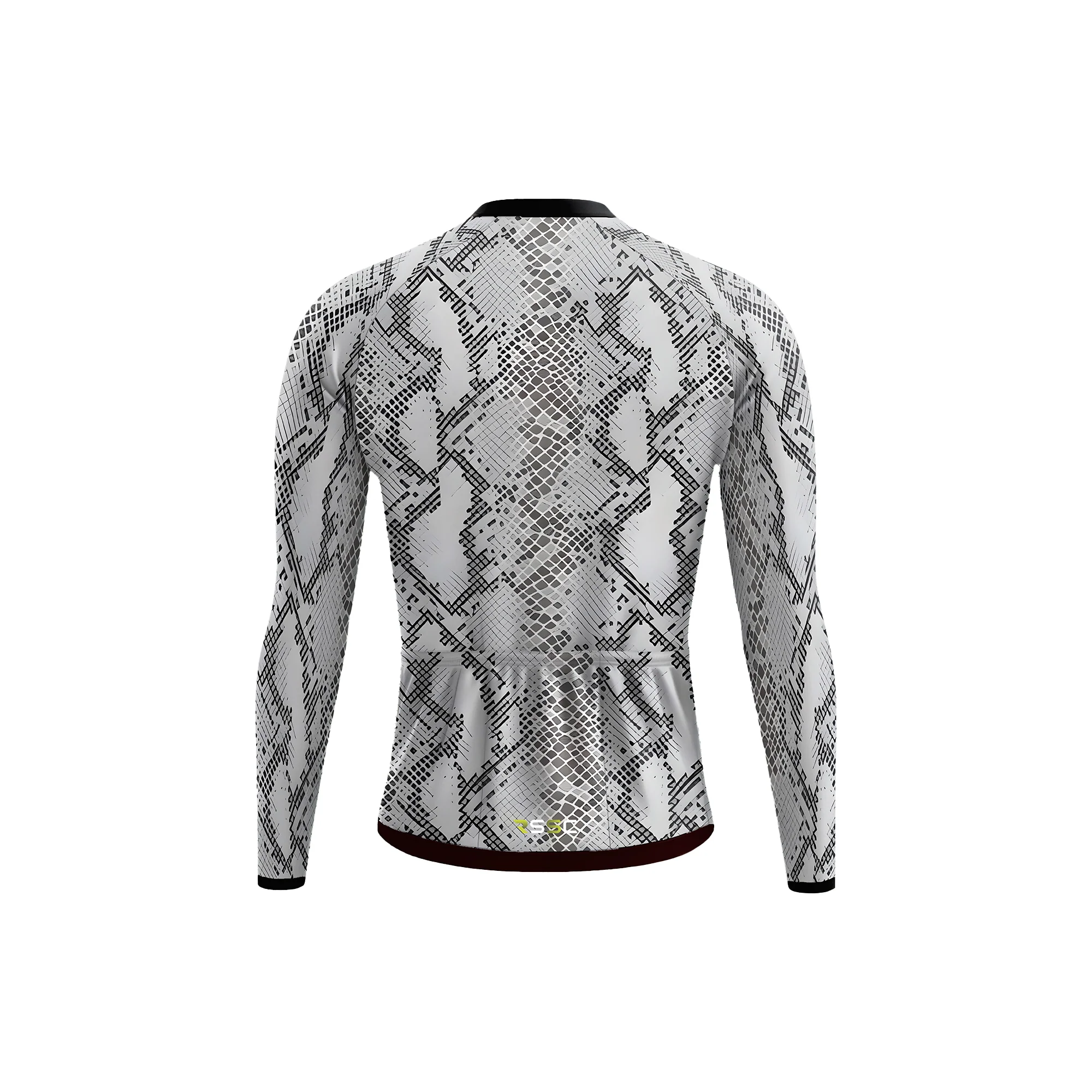 Python-like pattern Men's Long Sleeve Cycling Kit - Image 4