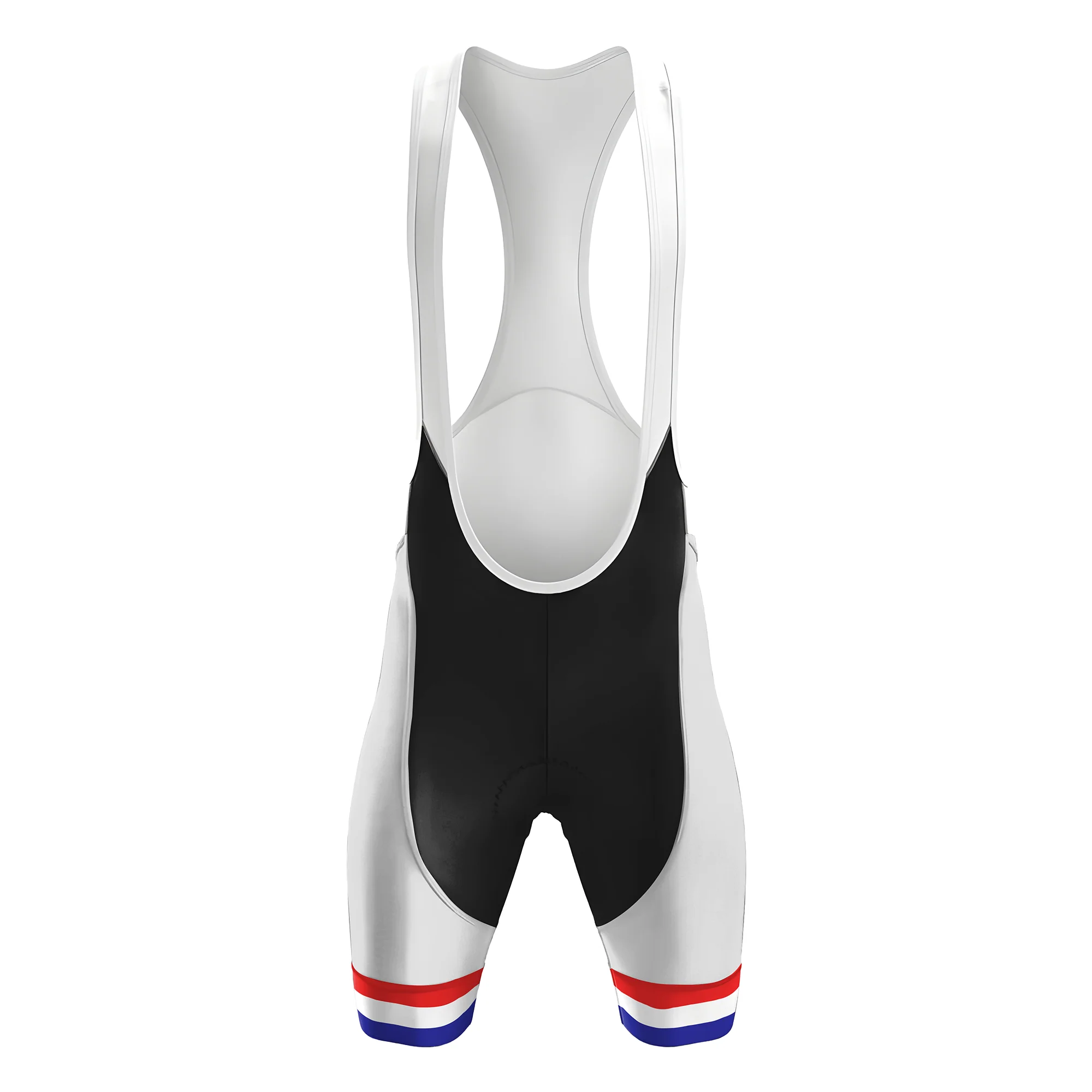 R Red-Blue Stripe Men's Short Sleeve Cycling Kit - Image 5
