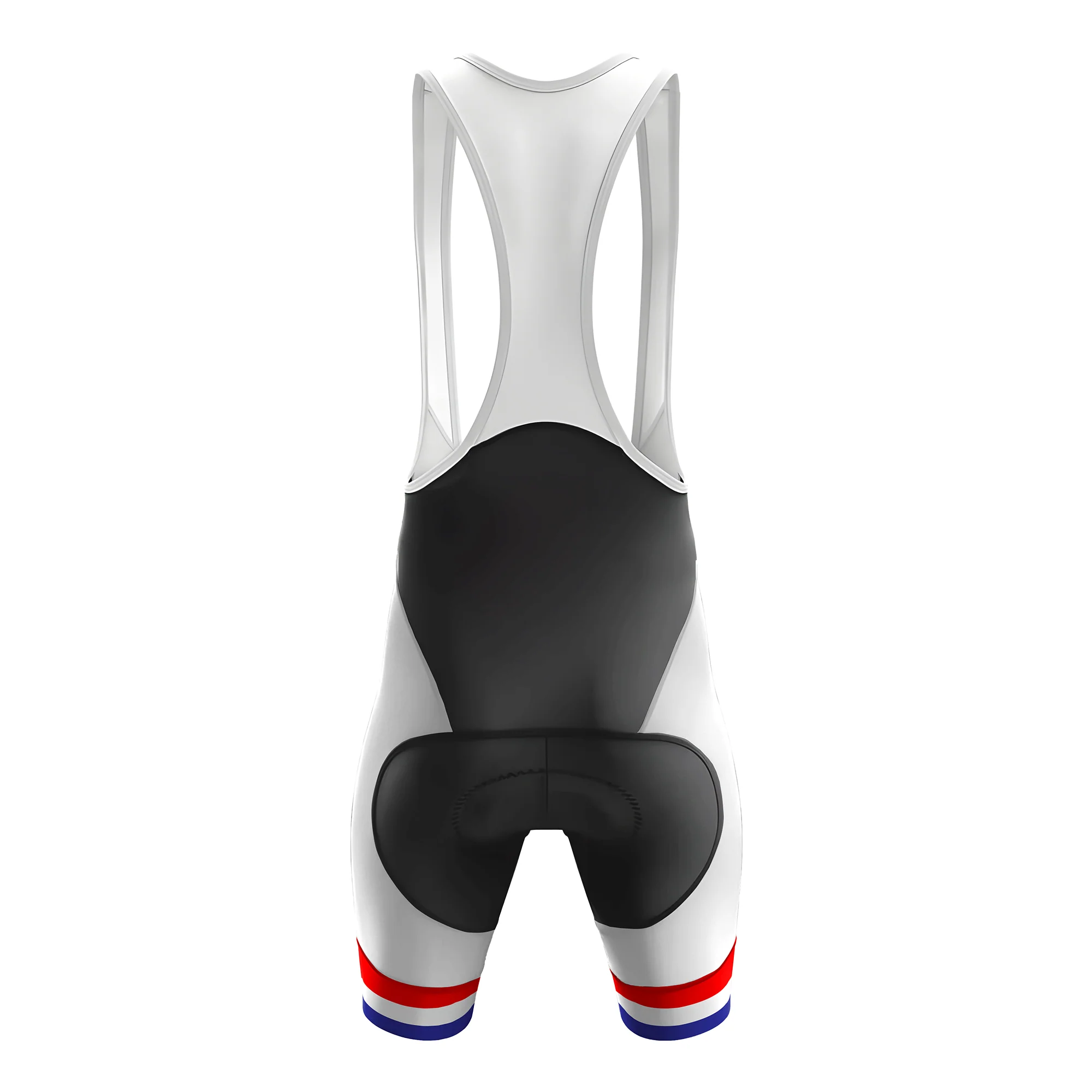 R Red-Blue Stripe Men's Short Sleeve Cycling Kit - Image 6