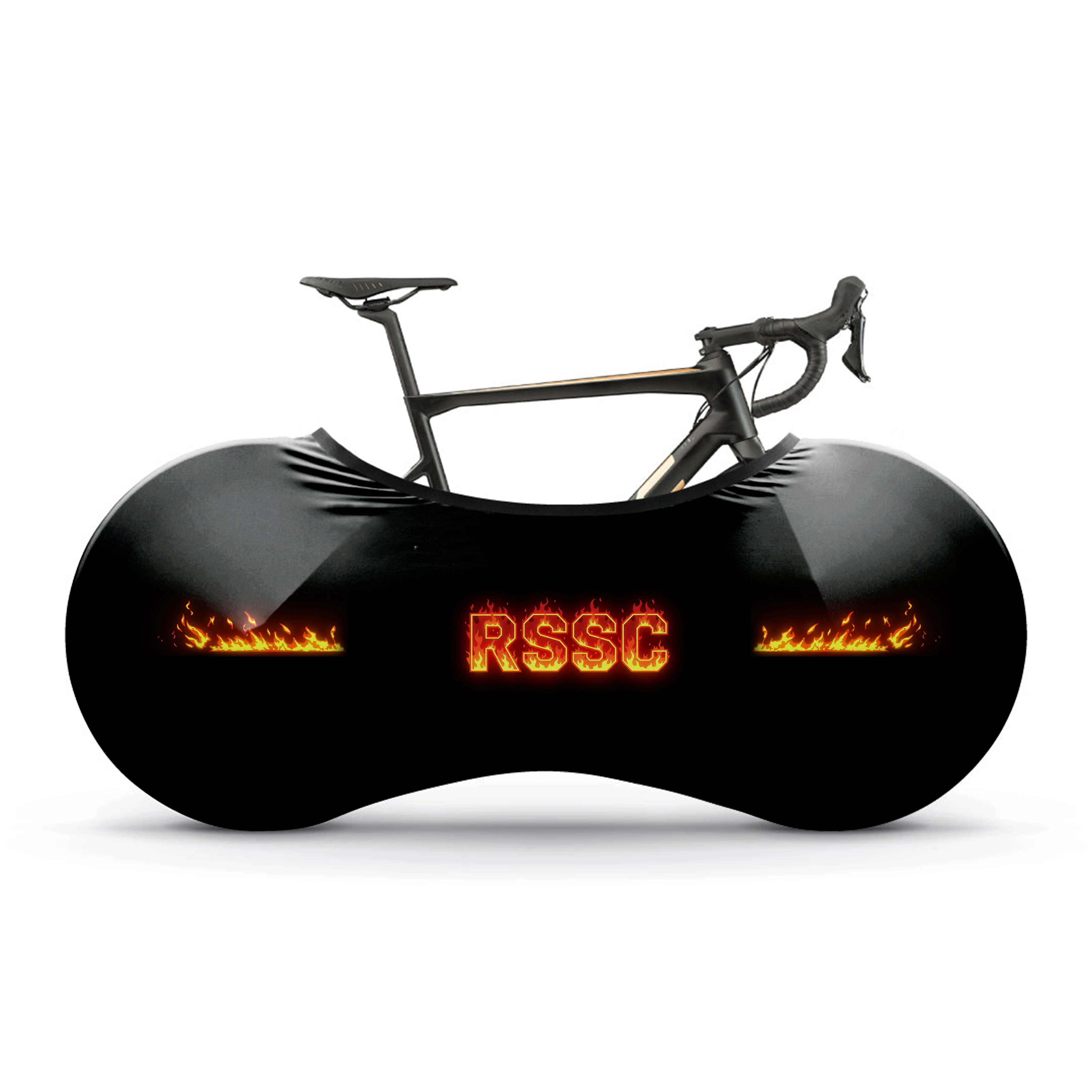 raging flames Bicycle Wheels Cover
