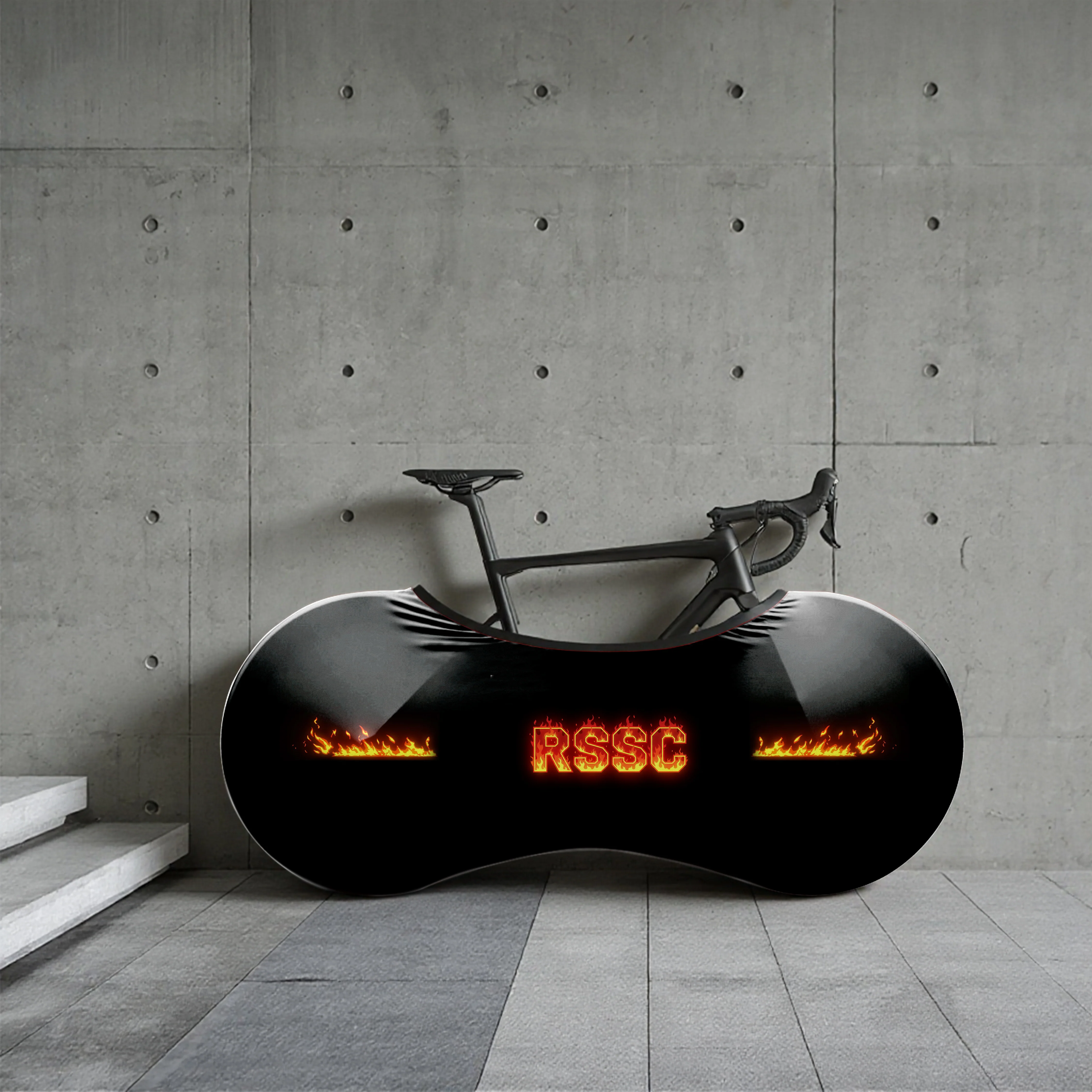 raging flames Bicycle Wheels Cover - Image 3