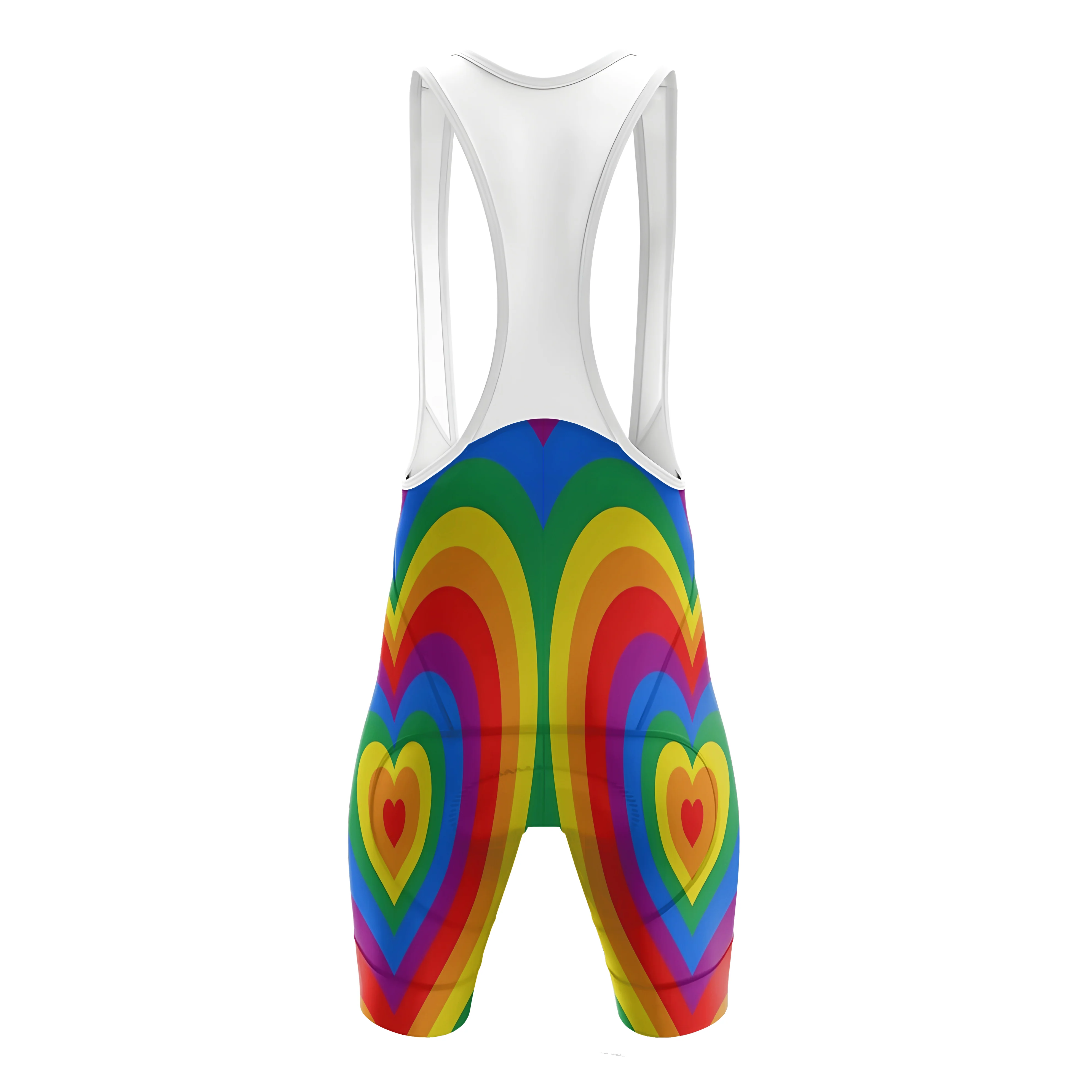 Rainbow Hearts Women's Short Sleeve Cycling Kit - Image 6