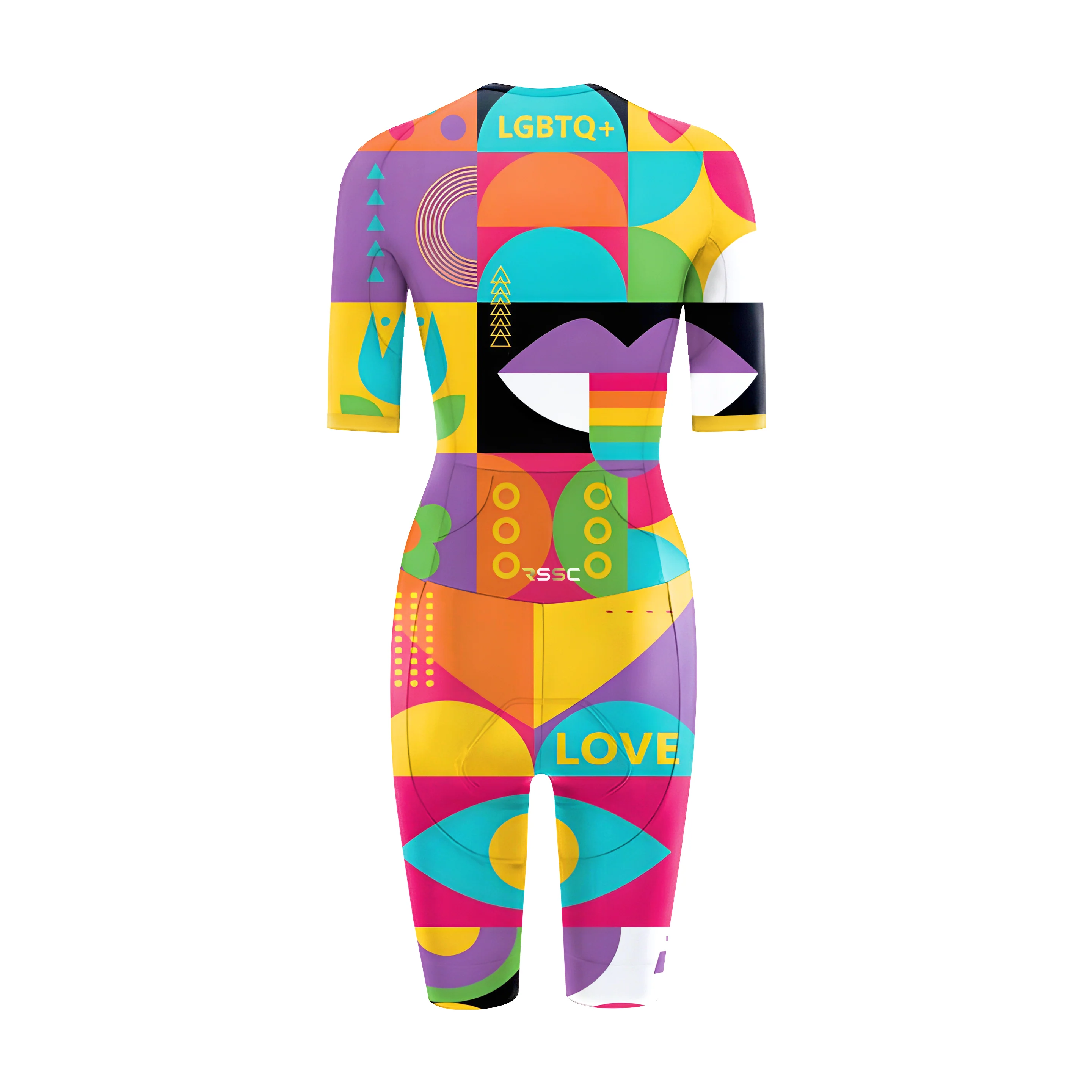 Rainbow Women's Triathlon Suit - Image 2