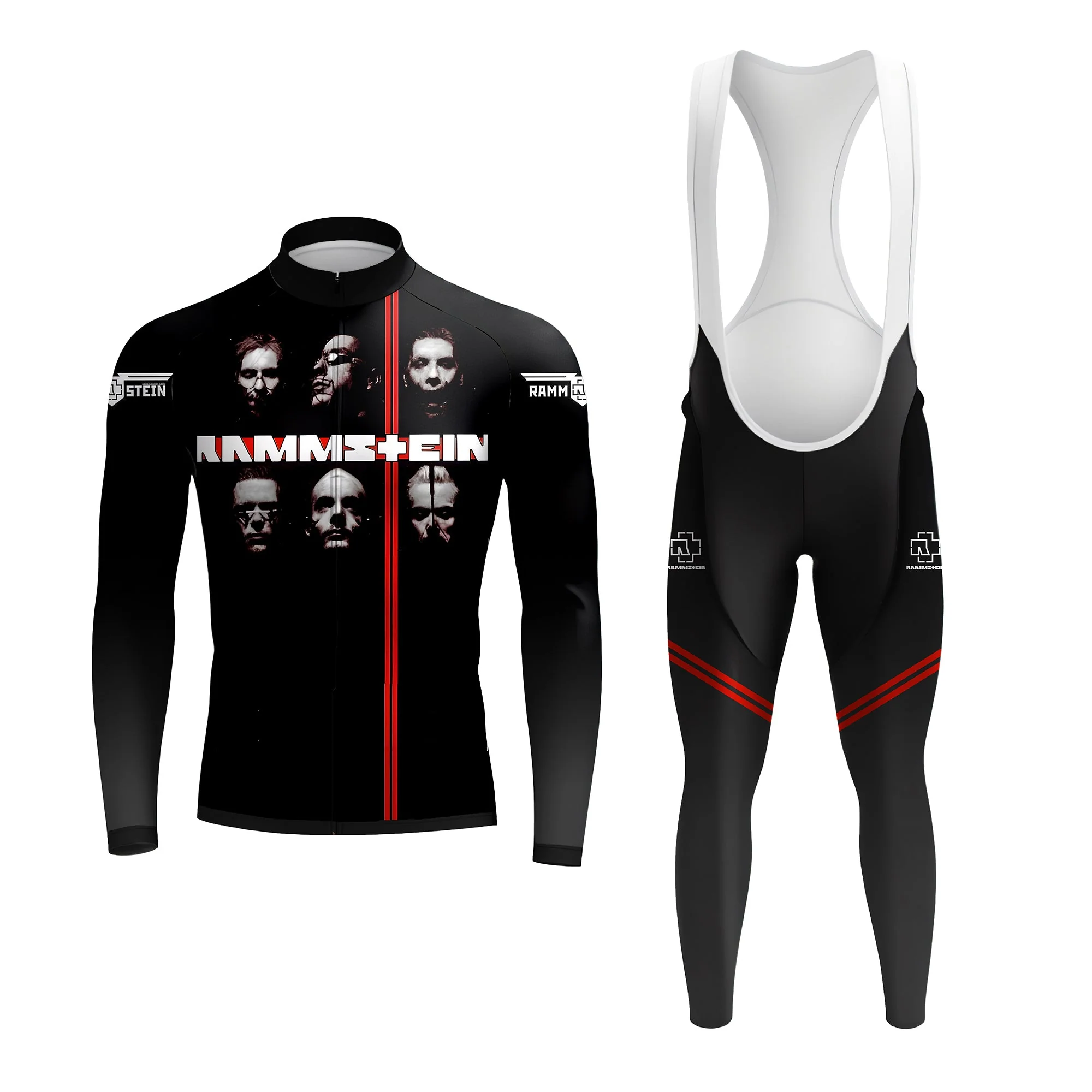 Rammstein Men's Long Sleeve Cycling Kit