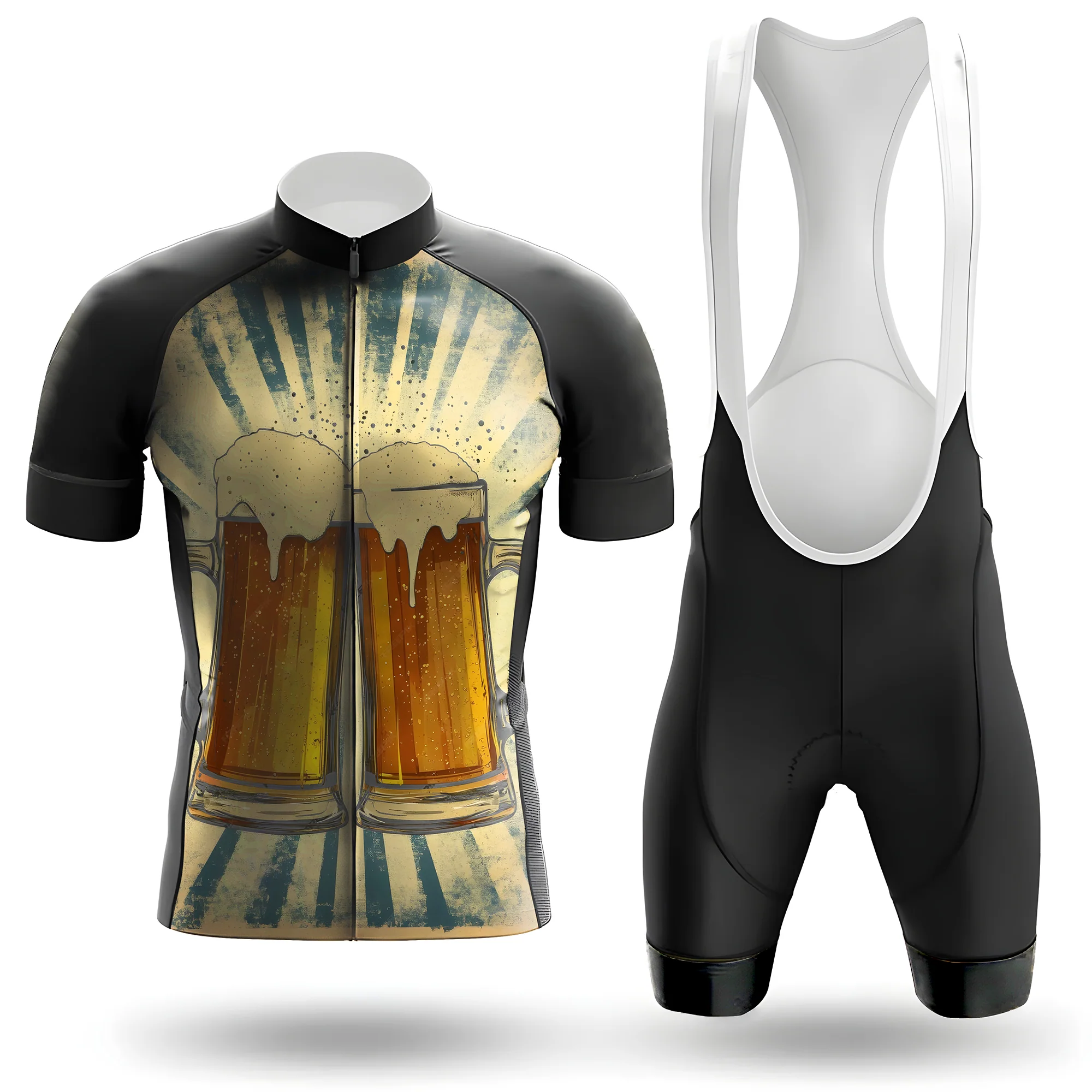 Retro Beer Mug Men's Cycling Kit