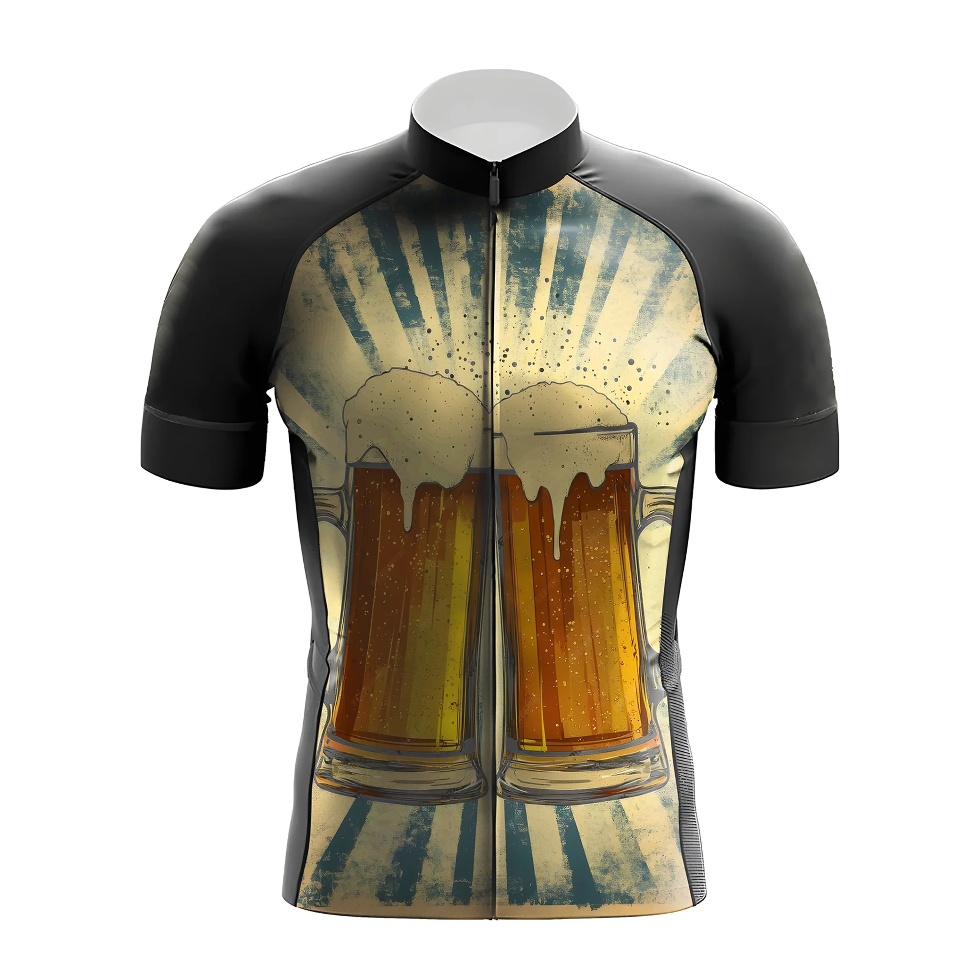Retro Beer Mug Men's Cycling Kit - Image 3