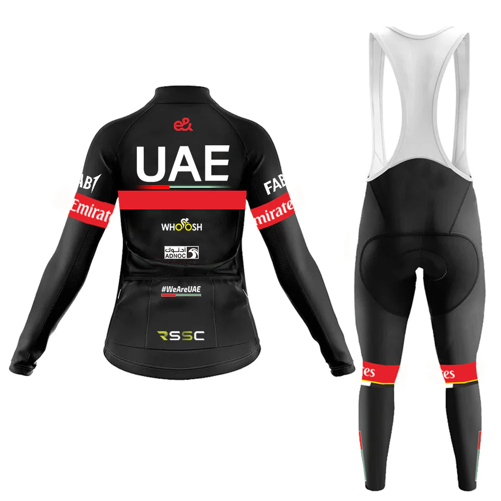 Retro Emirates Movement Women's Long Sleeve Cycling Kit - Image 2