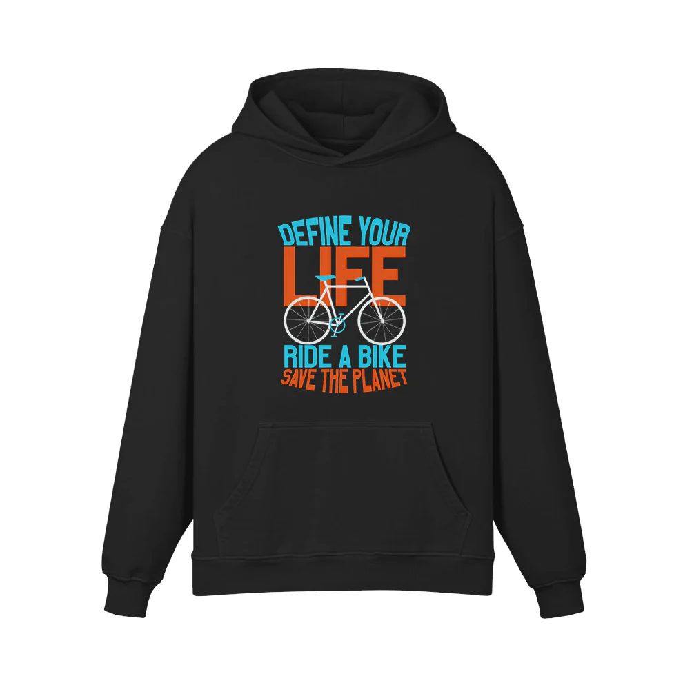 Ride A Bikesave The Ptanet Hoodie