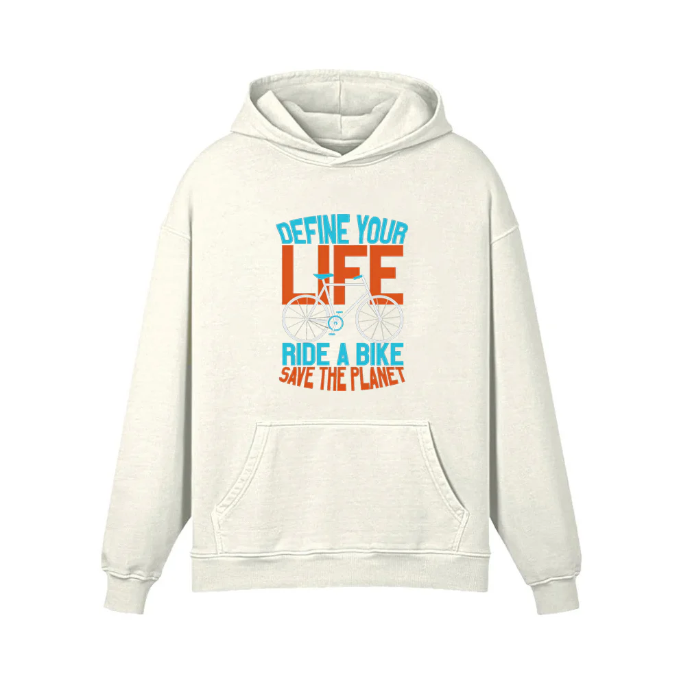 Ride A Bikesave The Ptanet Hoodie - Image 3