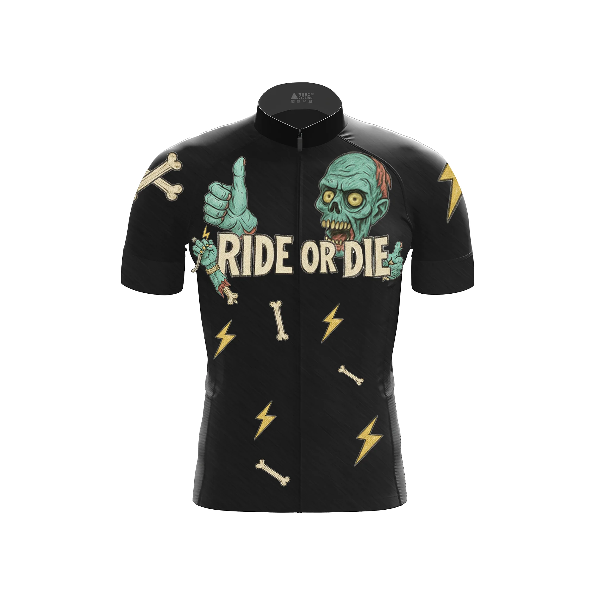 Riders Who Ride or Die Men's Short Sleeve Cycling Kit - Image 3