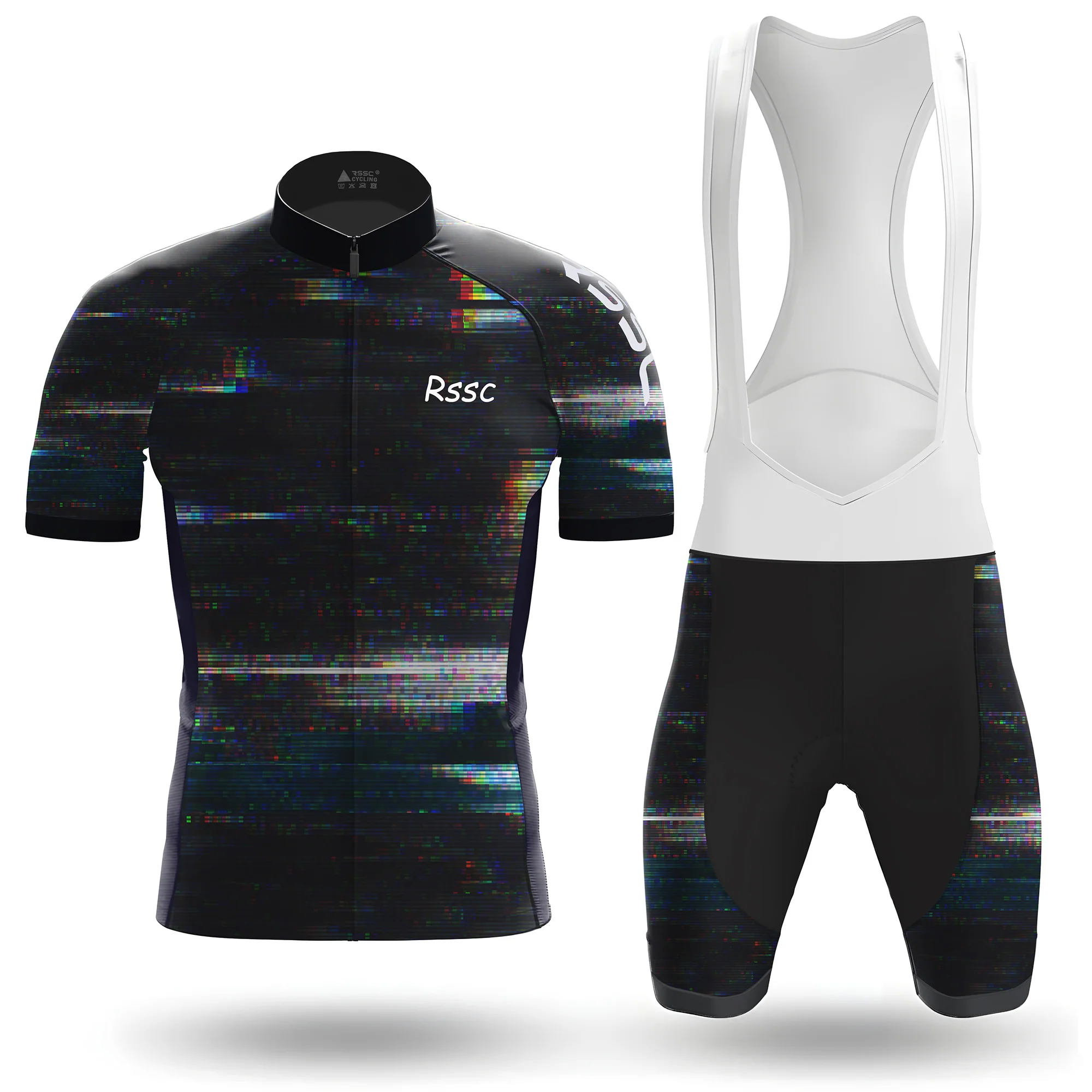 RSSC Digital Glitch Men's Short Sleeve Cycling Kit