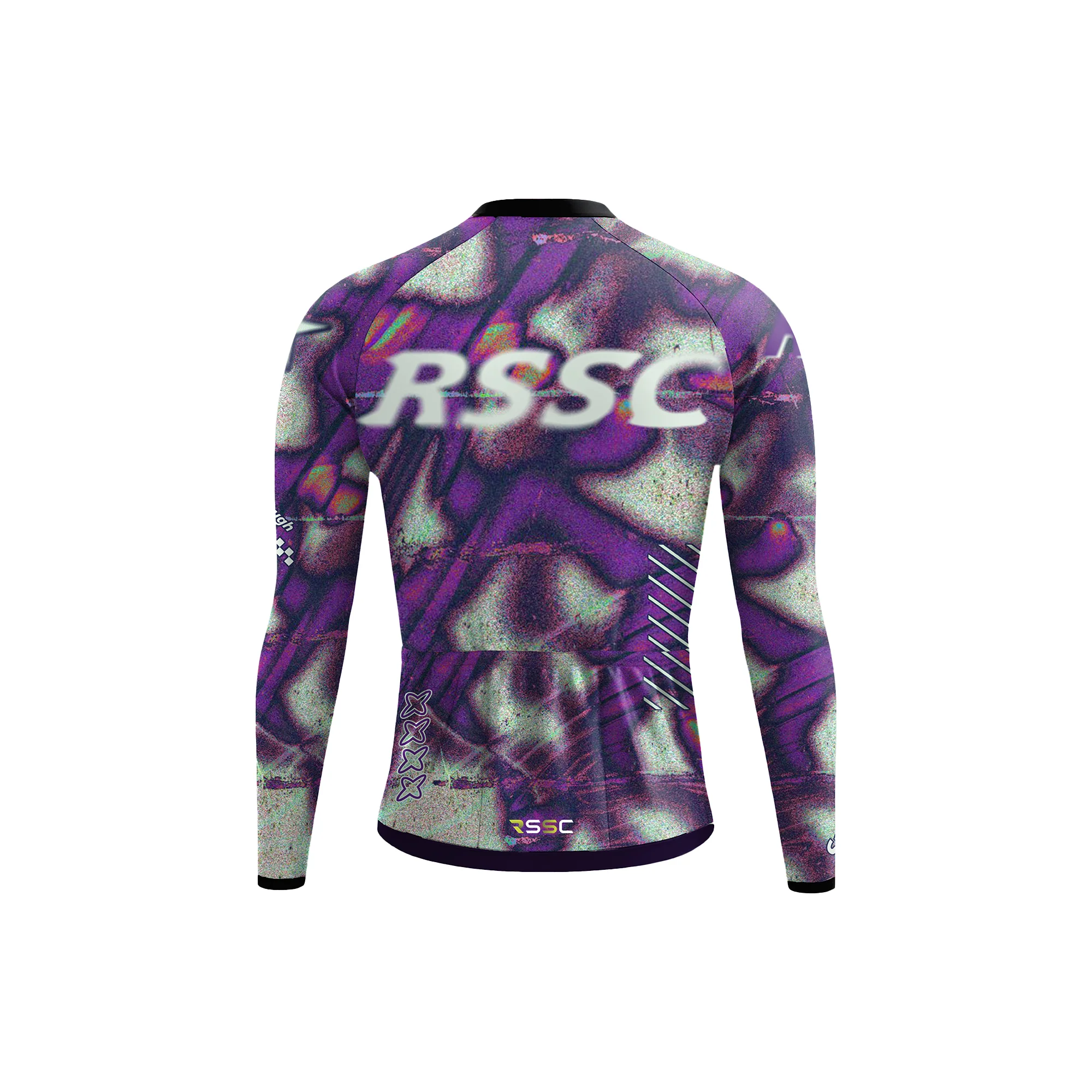 RSSC Fearless Violet Men's Long Sleeve Cycling Kit - Image 4