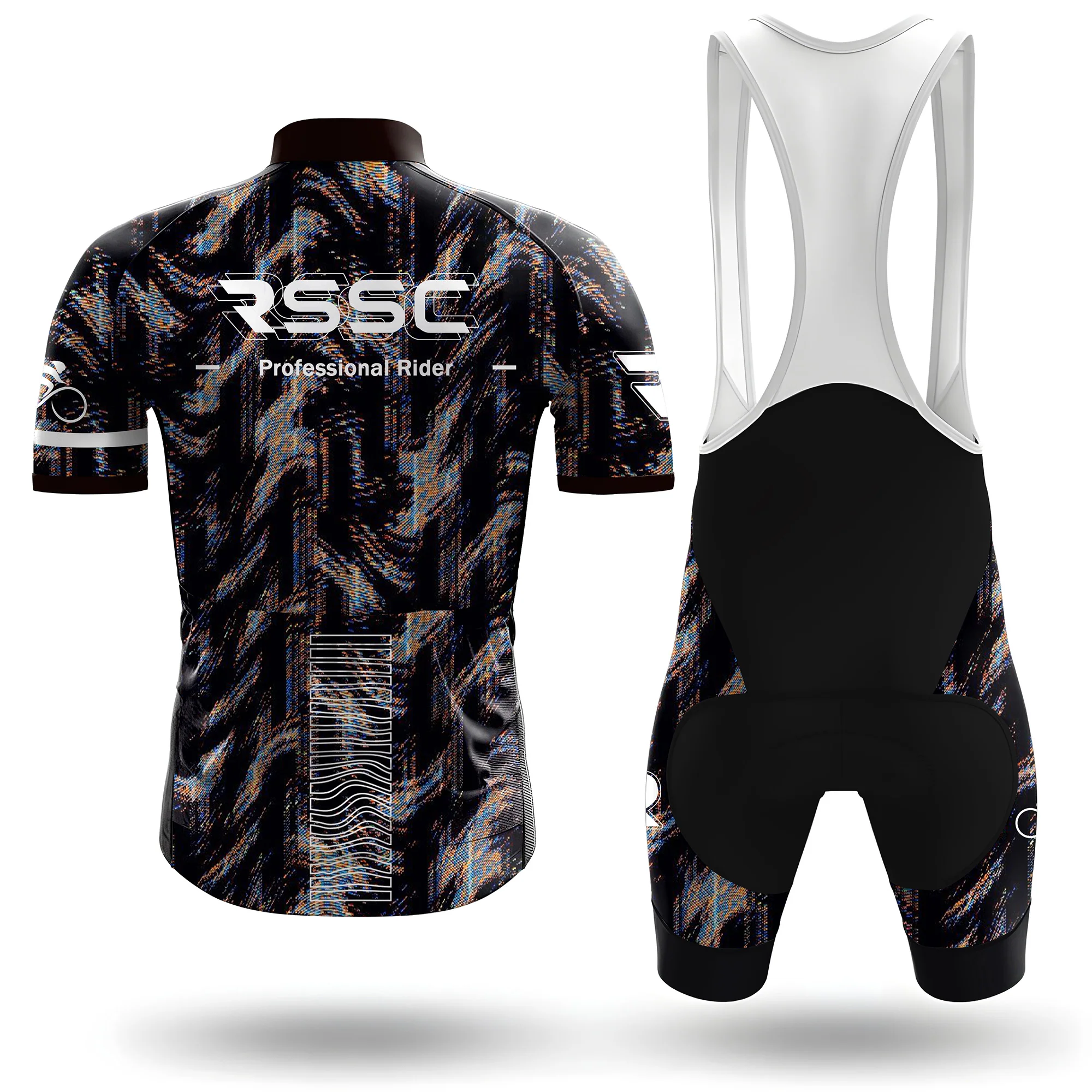 RSSC Glitch Signal Pro Men's Short Sleeve Cycling Kit - Image 2