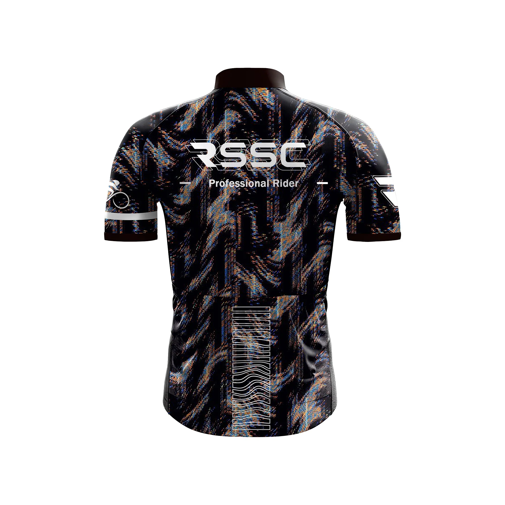 RSSC Glitch Signal Pro Men's Short Sleeve Cycling Kit - Image 4