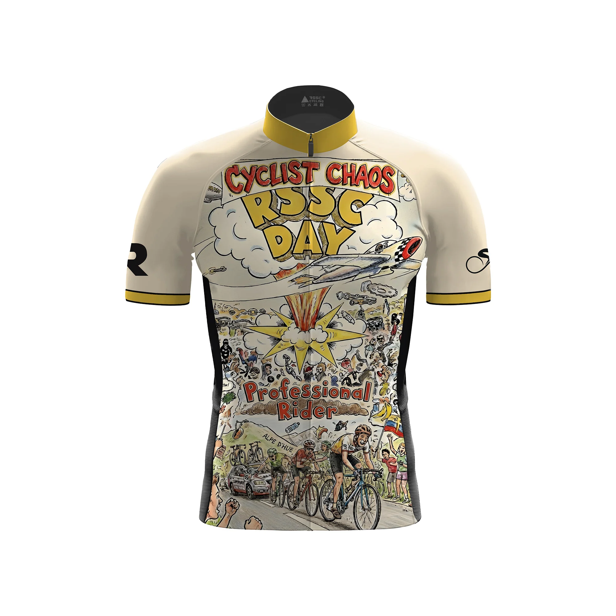 RSSC Retro Mayhem Men's Short Sleeve Cycling Kit - Image 3