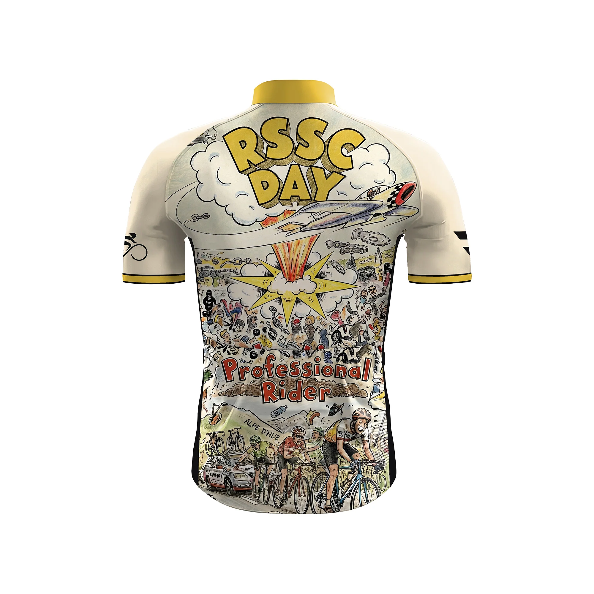 RSSC Retro Mayhem Men's Short Sleeve Cycling Kit - Image 4
