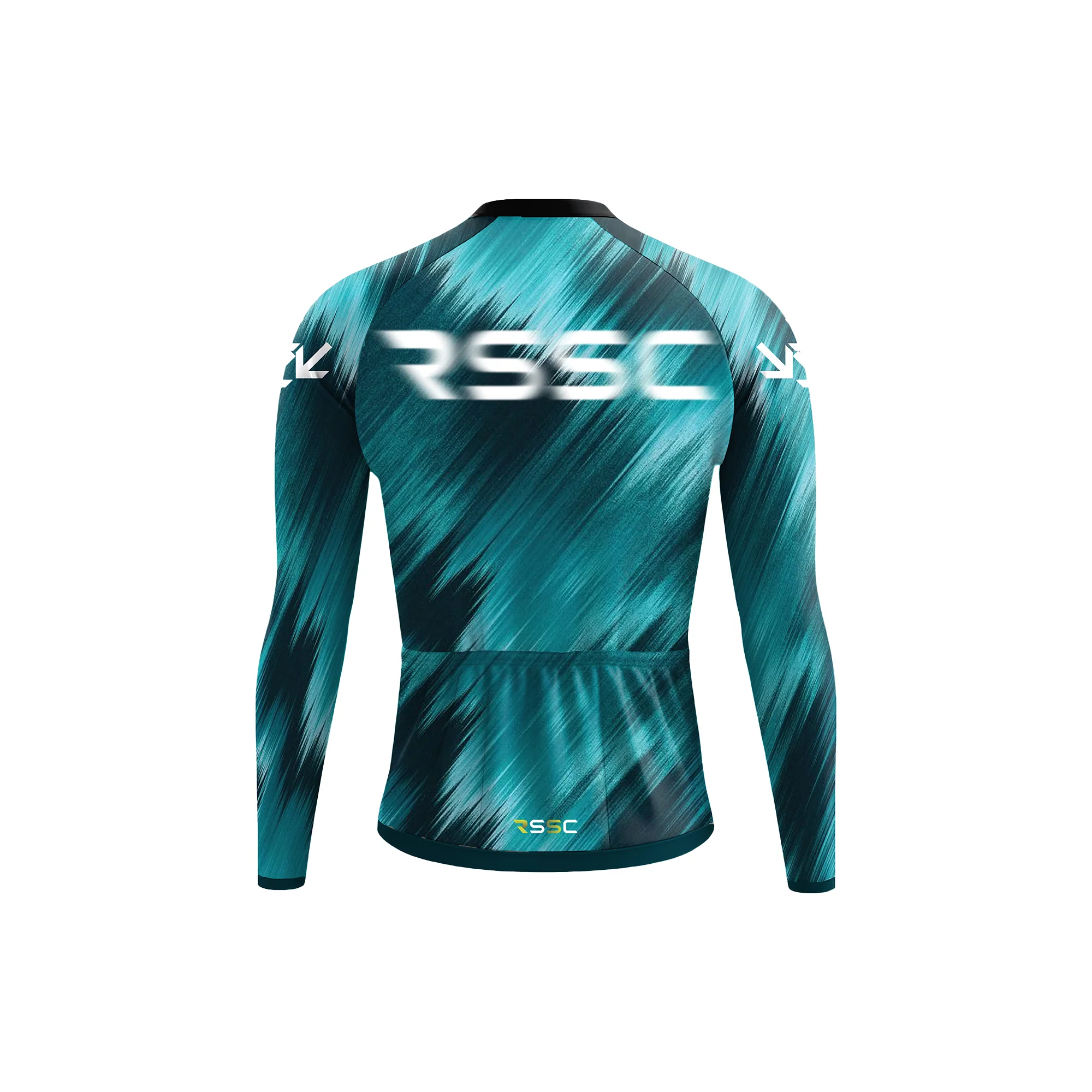 RSSC Swift Cyan Men's Long Sleeve Cycling Kit - Image 4