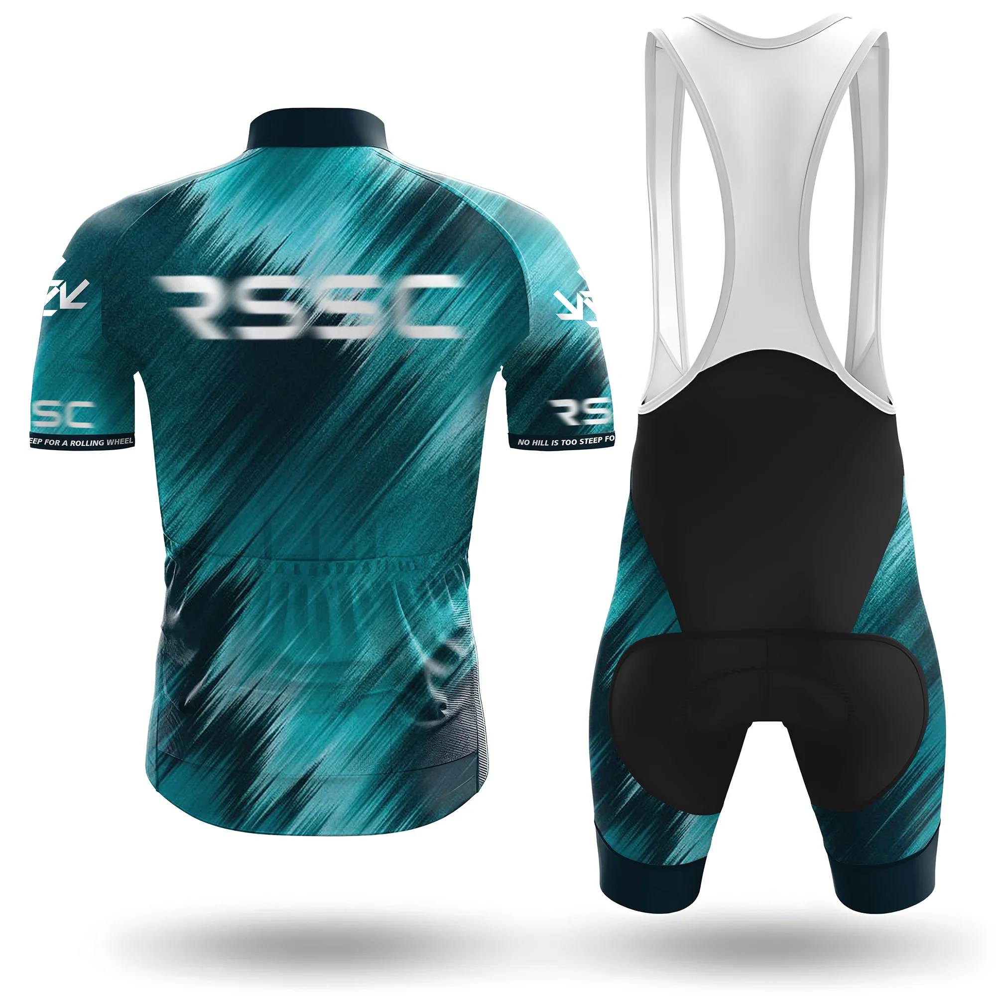 RSSC Swift Cyan Men's Short Sleeve Cycling Kit - Image 2