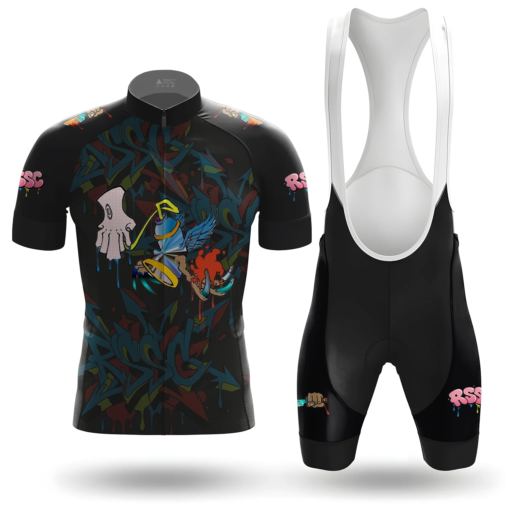 RSSC Urban Graffiti Edge Men's Short Sleeve Cycling Kit