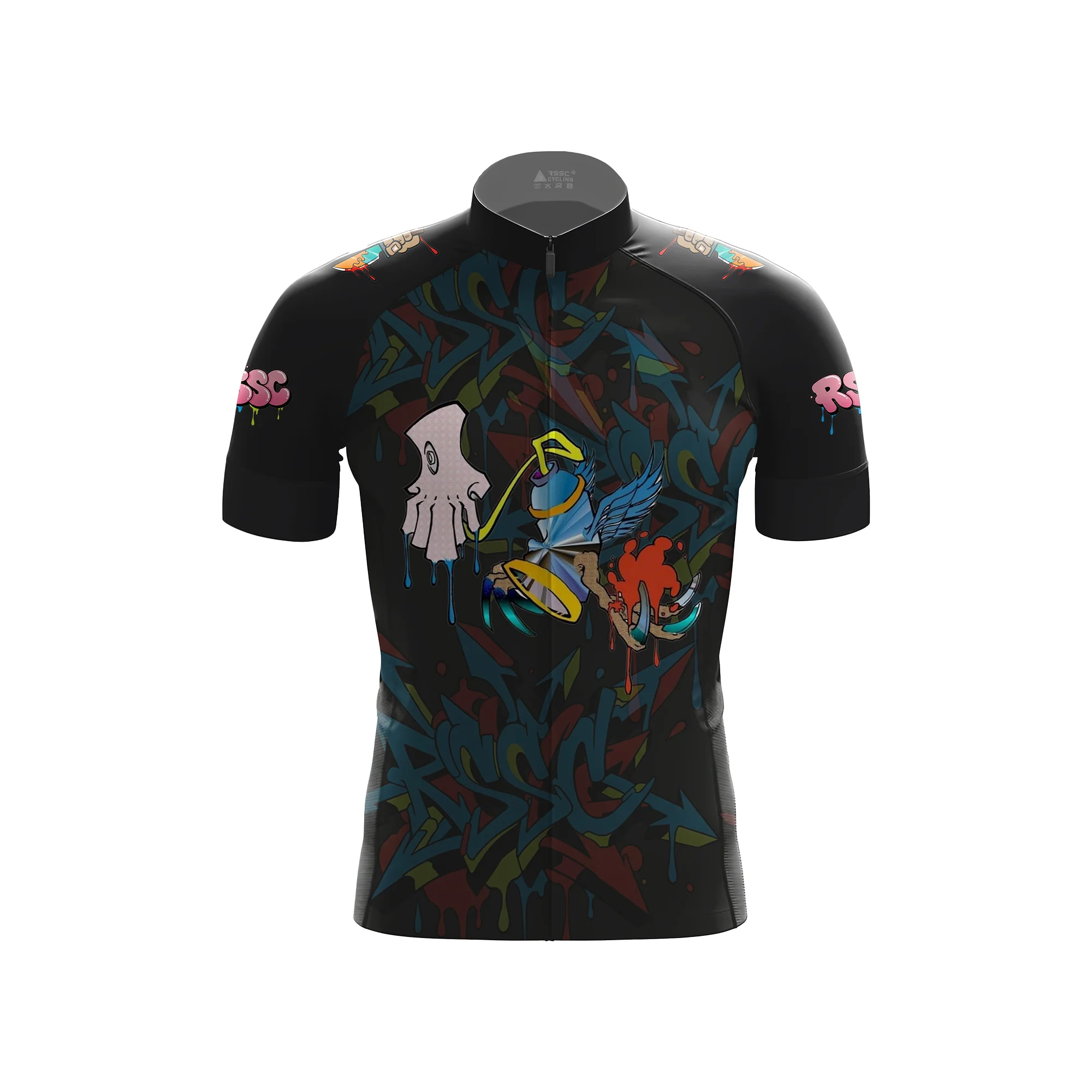 RSSC Urban Graffiti Edge Men's Short Sleeve Cycling Kit - Image 3