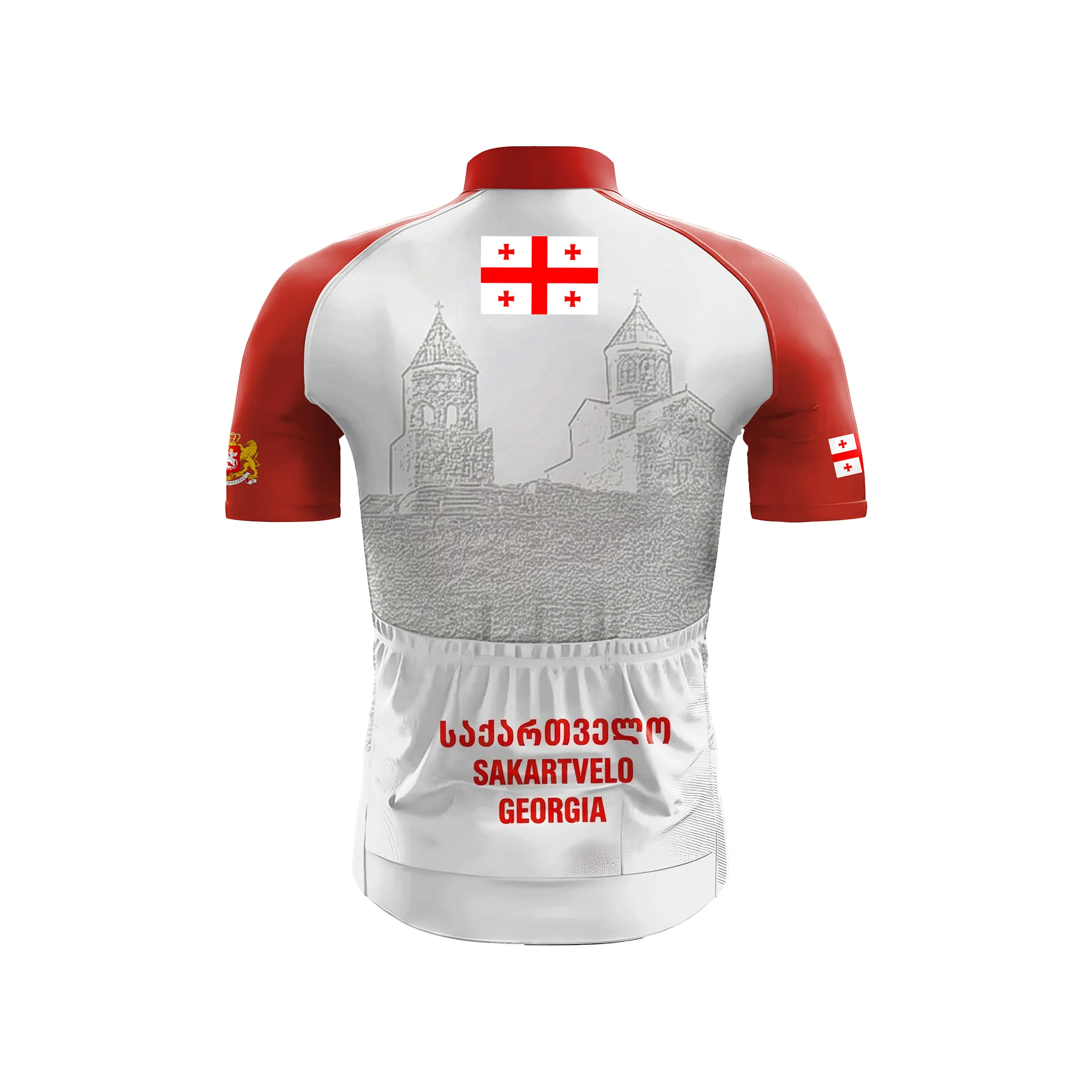 Sakartvelo Spirit Men's Short Sleeve Cycling Kit - Image 4