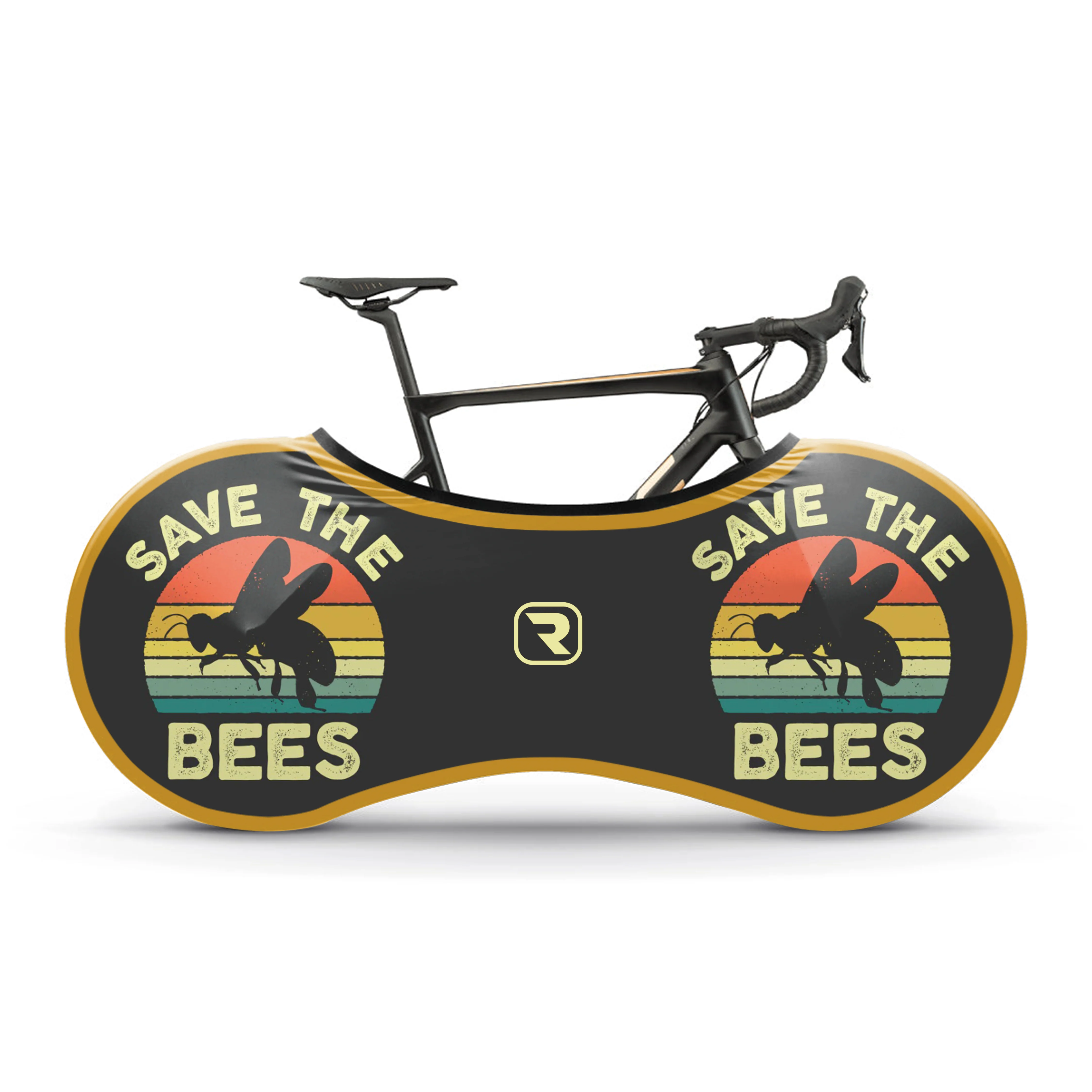 Save The Bees Bicycle Wheels Cover