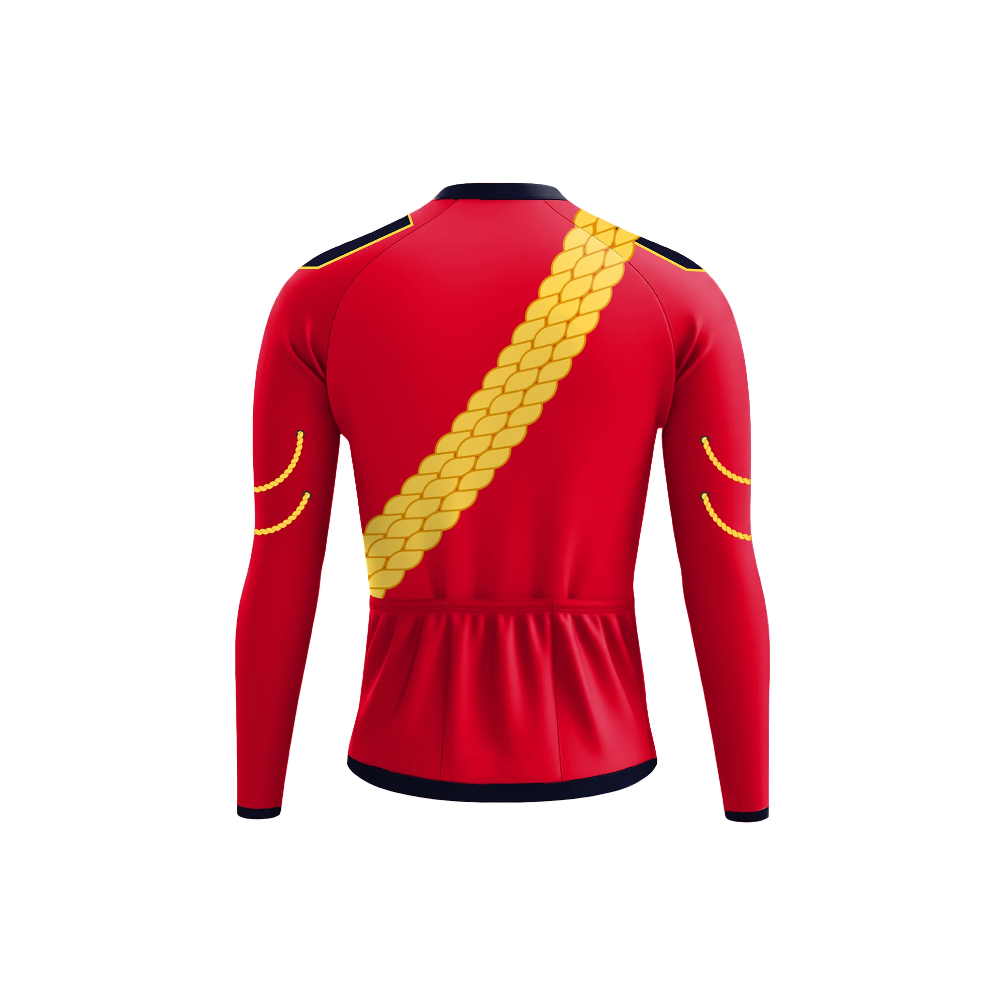 Scarlet Sentinel Men's Long Sleeve Cycling Kit - Image 4