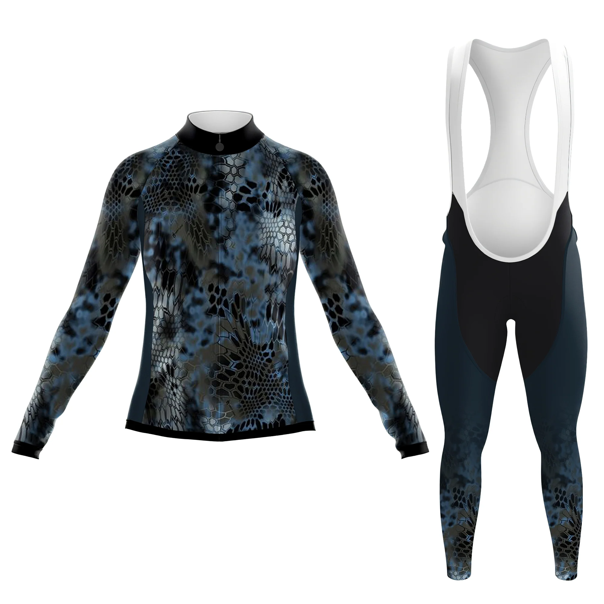 Serpent Scale Women's Long Sleeve Cycling Kit