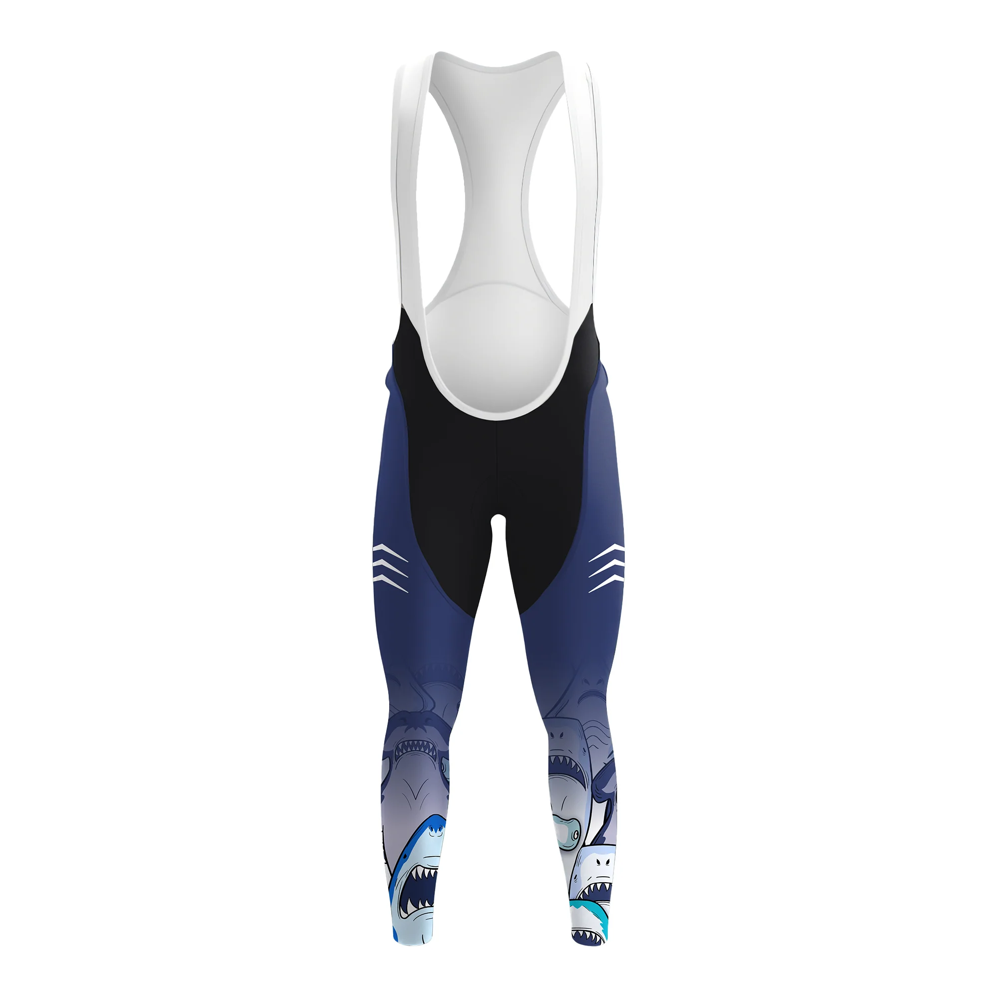 Shark Swarm Blue Women's Long Sleeve Cycling Kit - Image 5