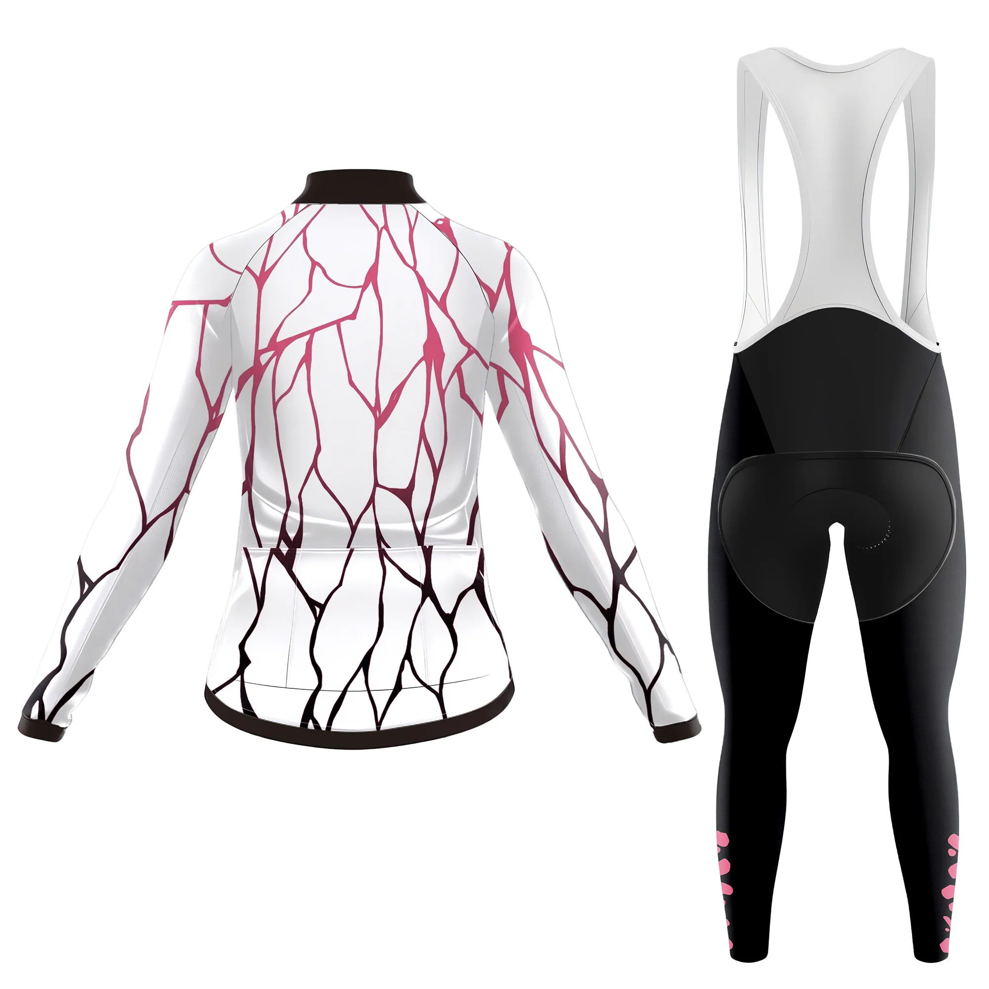 Shimmer Crack Women's Long Sleeve Cycling Kit - Image 2