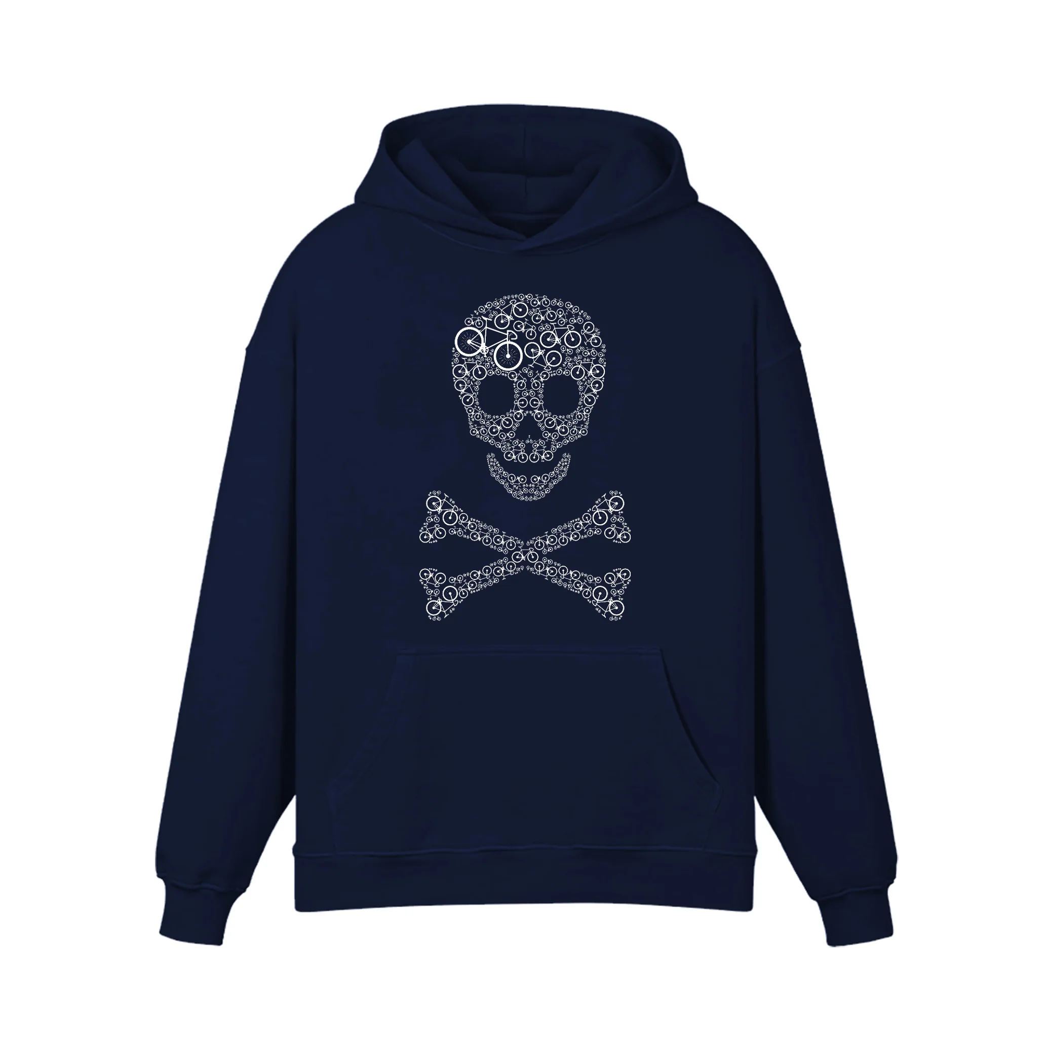 Skull Bicycle Hoodie - Image 2