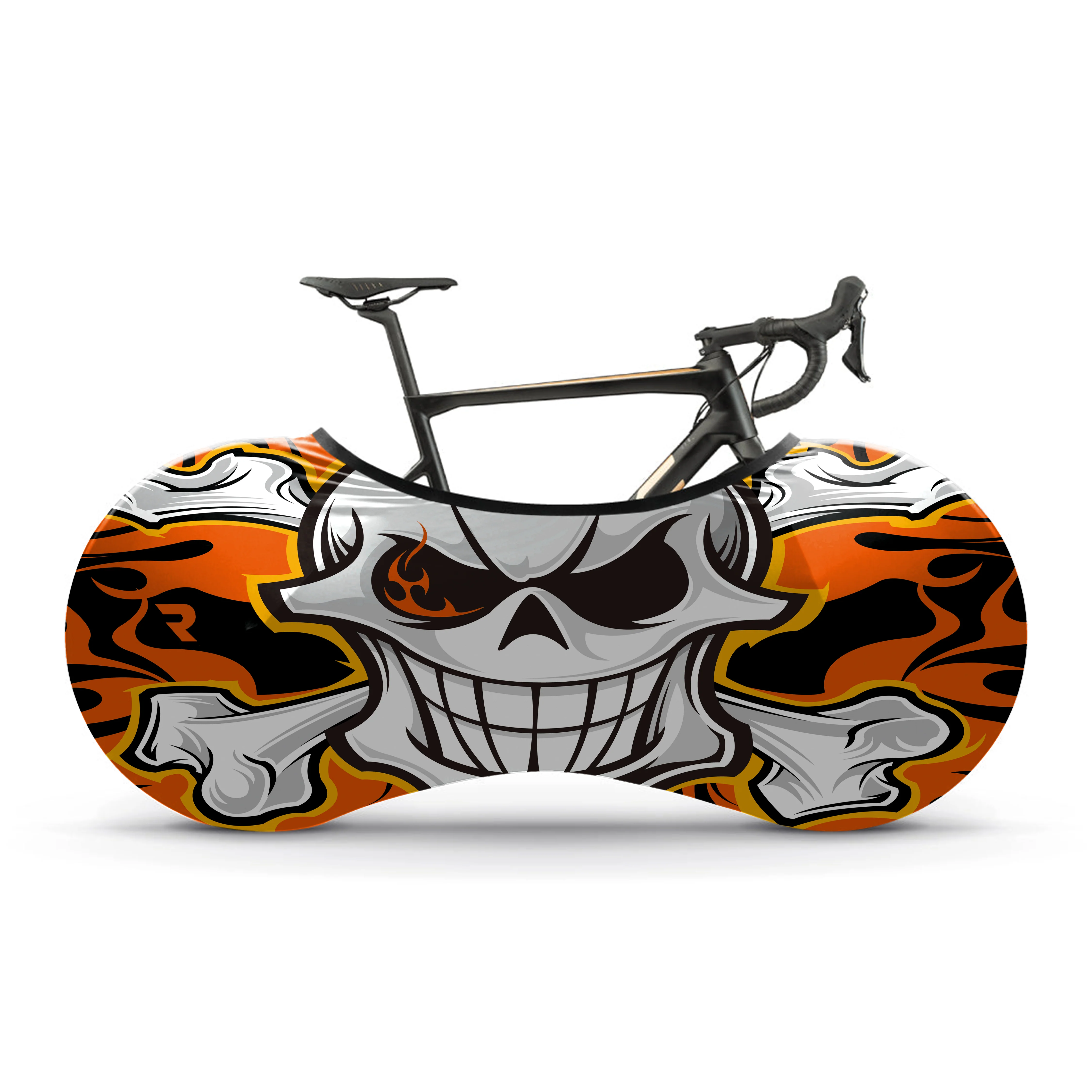 Skull Bone Bicycle Wheels Cover