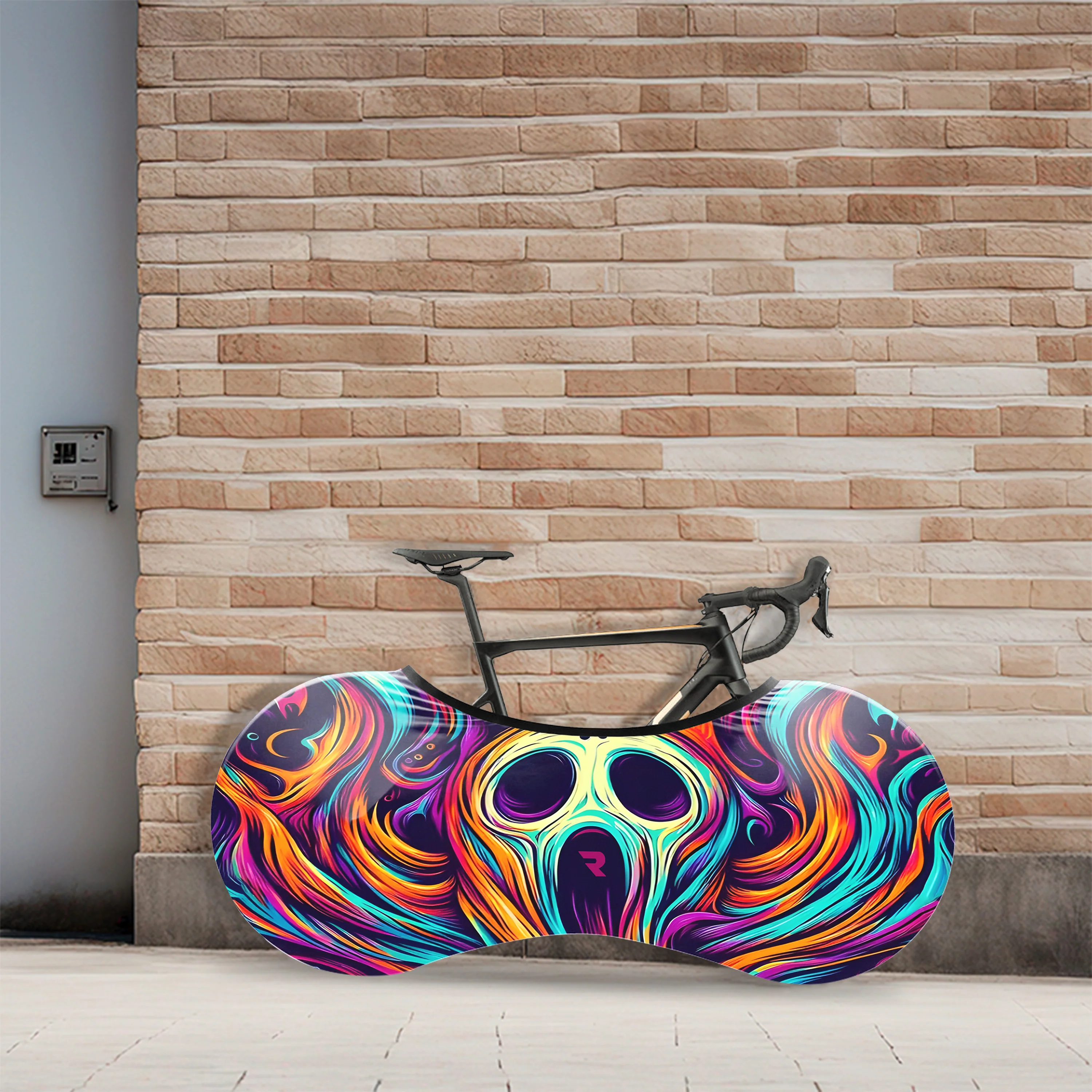 Skull Color Spirit Animal Illustration Bicycle Wheels Cover - Image 5