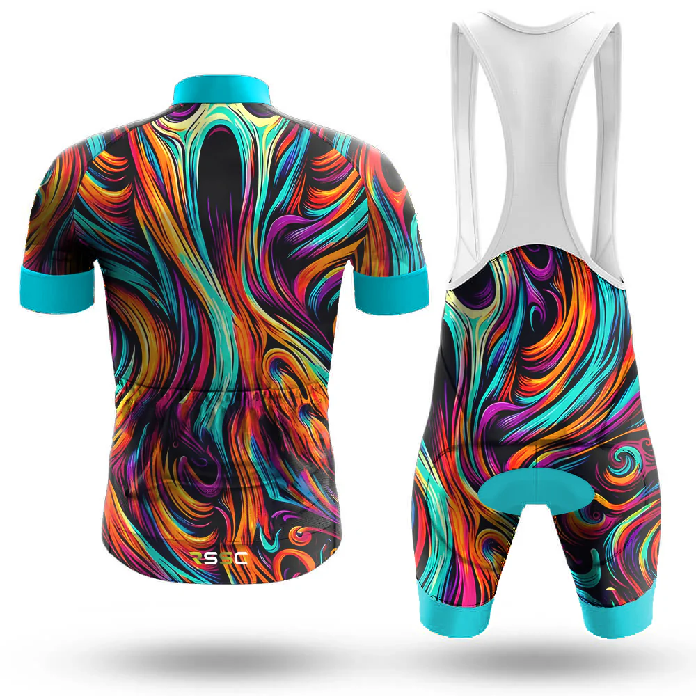 Skull Color Spirit Animal Illustration Men's Cycling Kit - Image 2