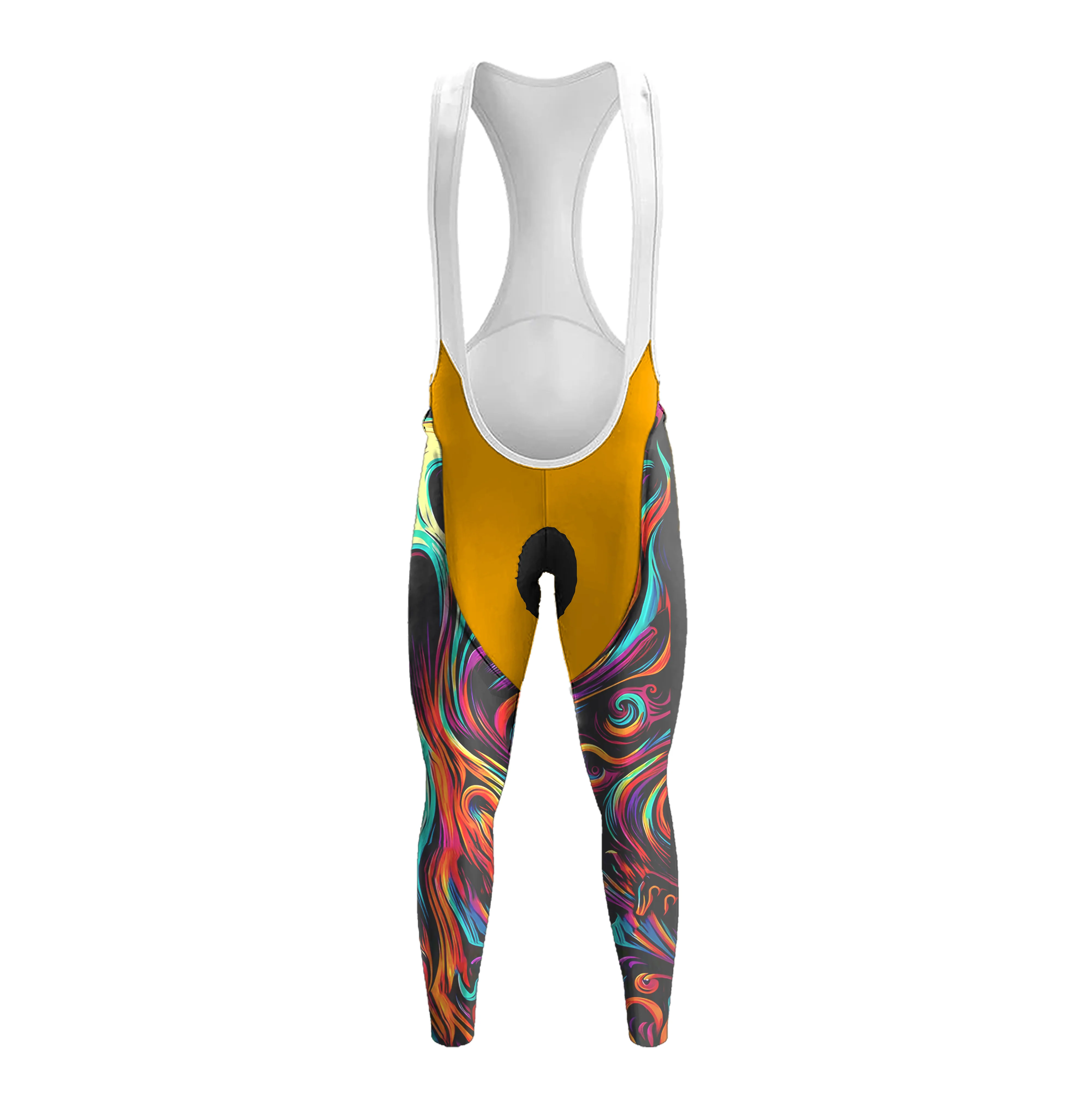 Skull Color Spirit Animal Illustration Men's Long Sleeve Cycling Kit - Image 5