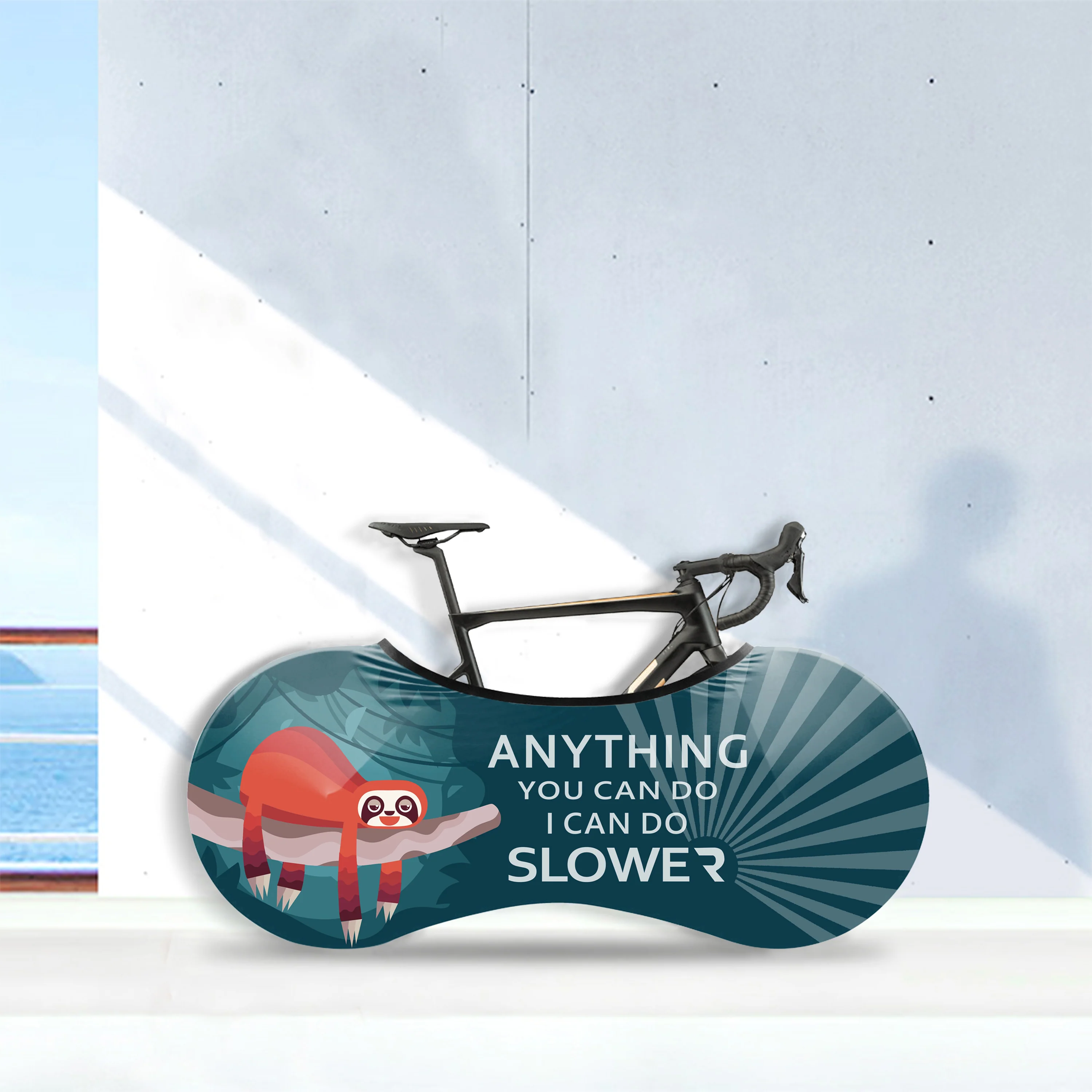 Sloth Can Do Slowe Bicycle Wheels Cover - Image 2
