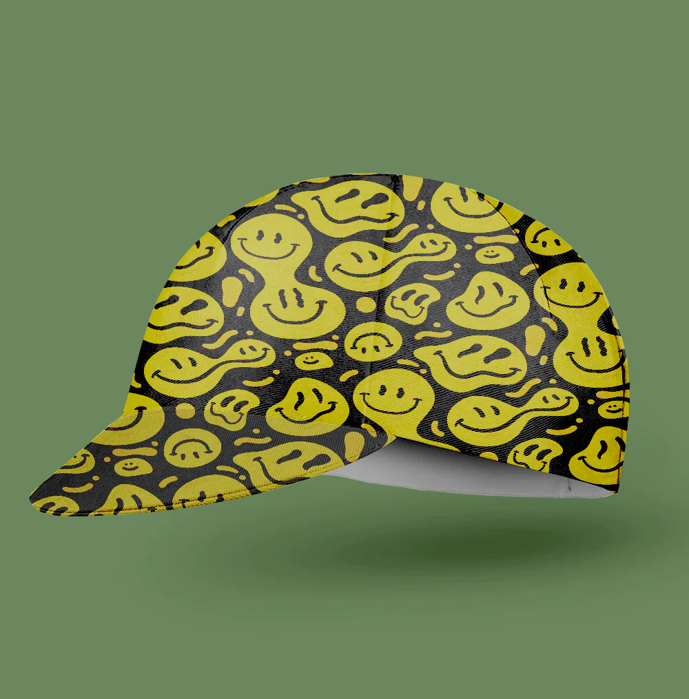 Smiley Face Cycling Cap - Image 2